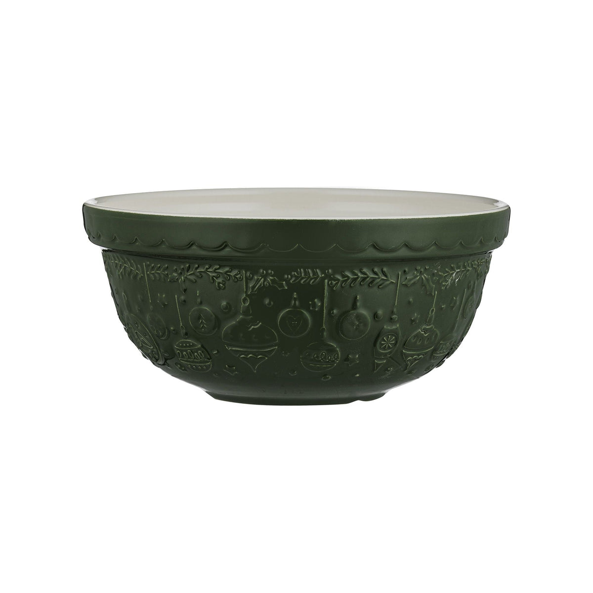 Mason Cash Deck the Halls Green Mixing Bowl 24cm (2L)