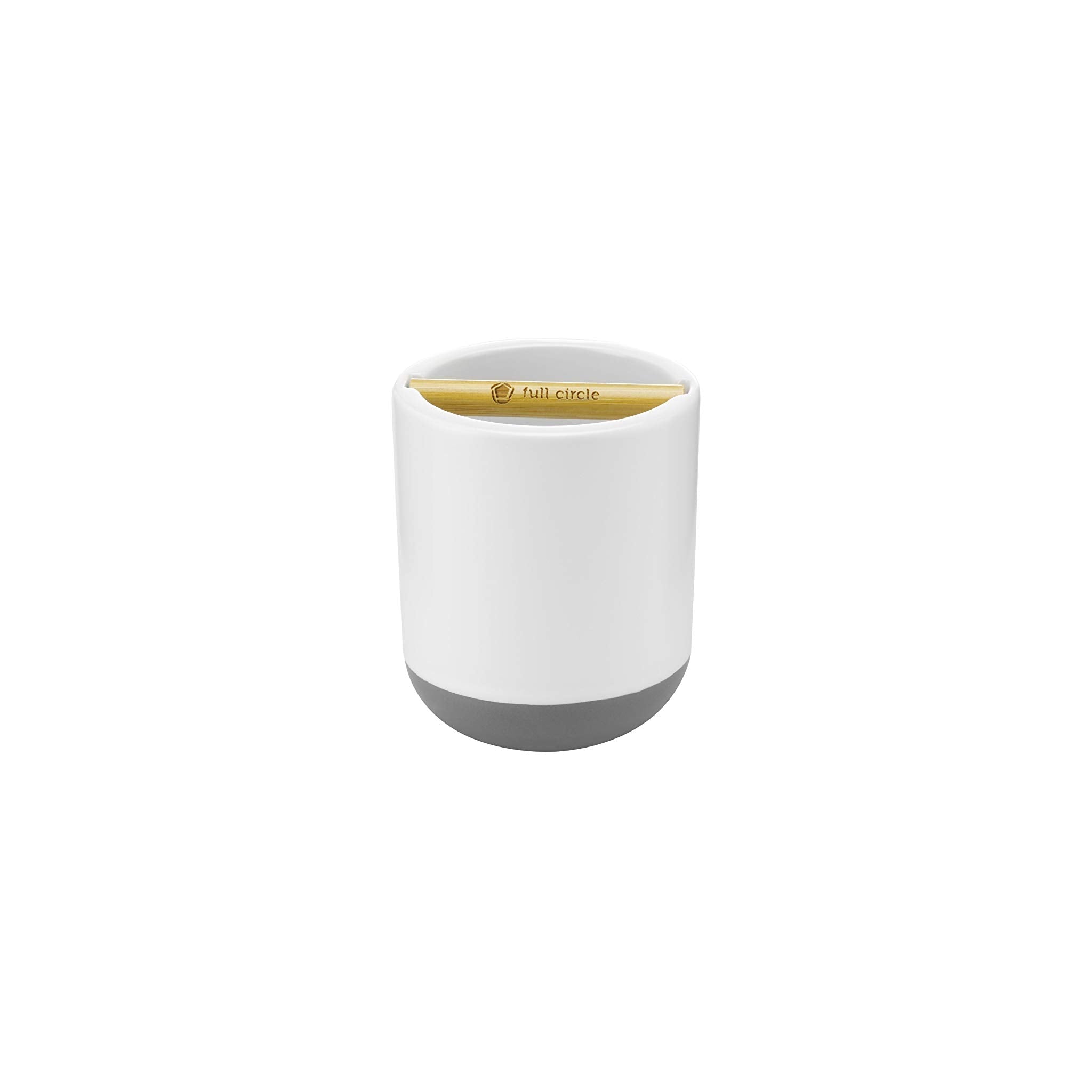Full Circle Keep It Clean Toothbrush Holder - White