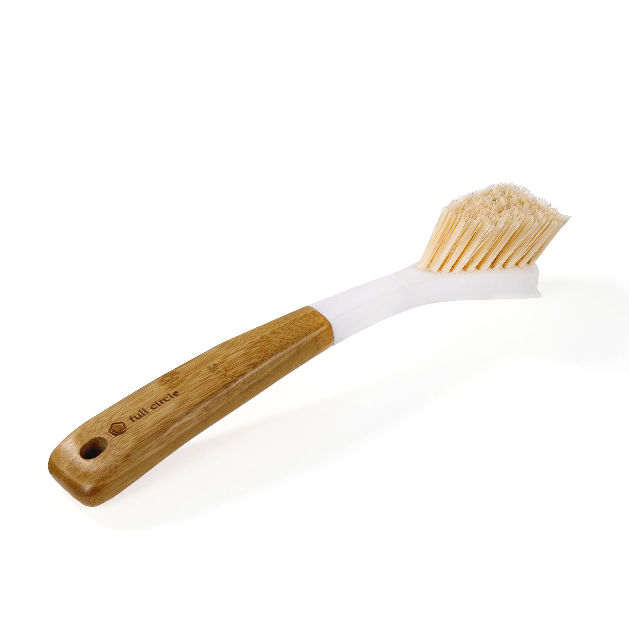 Full Circle Laid Back 2.0 Dish Brush - White
