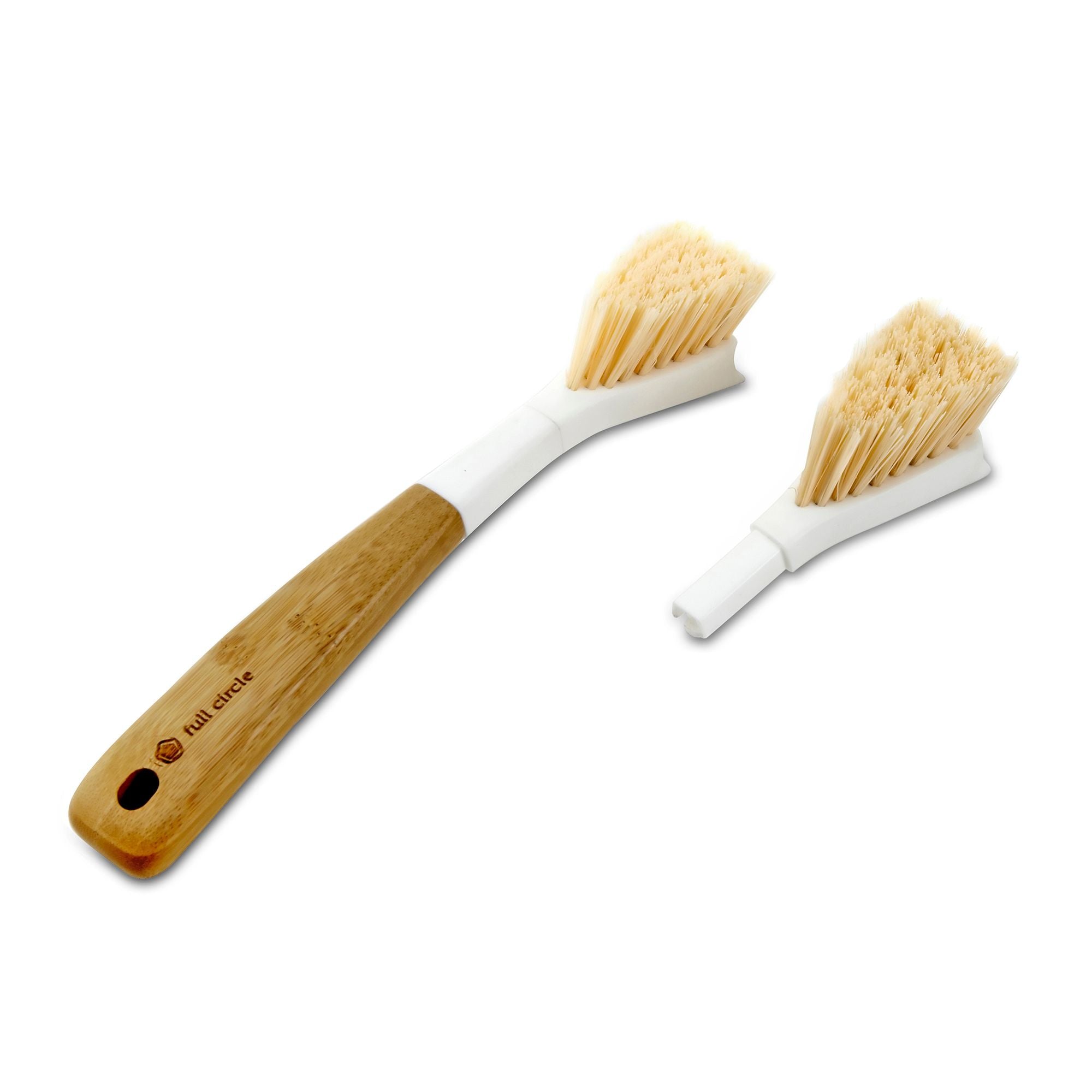 Full Circle Laid Back 2.0 Dish Brush - White