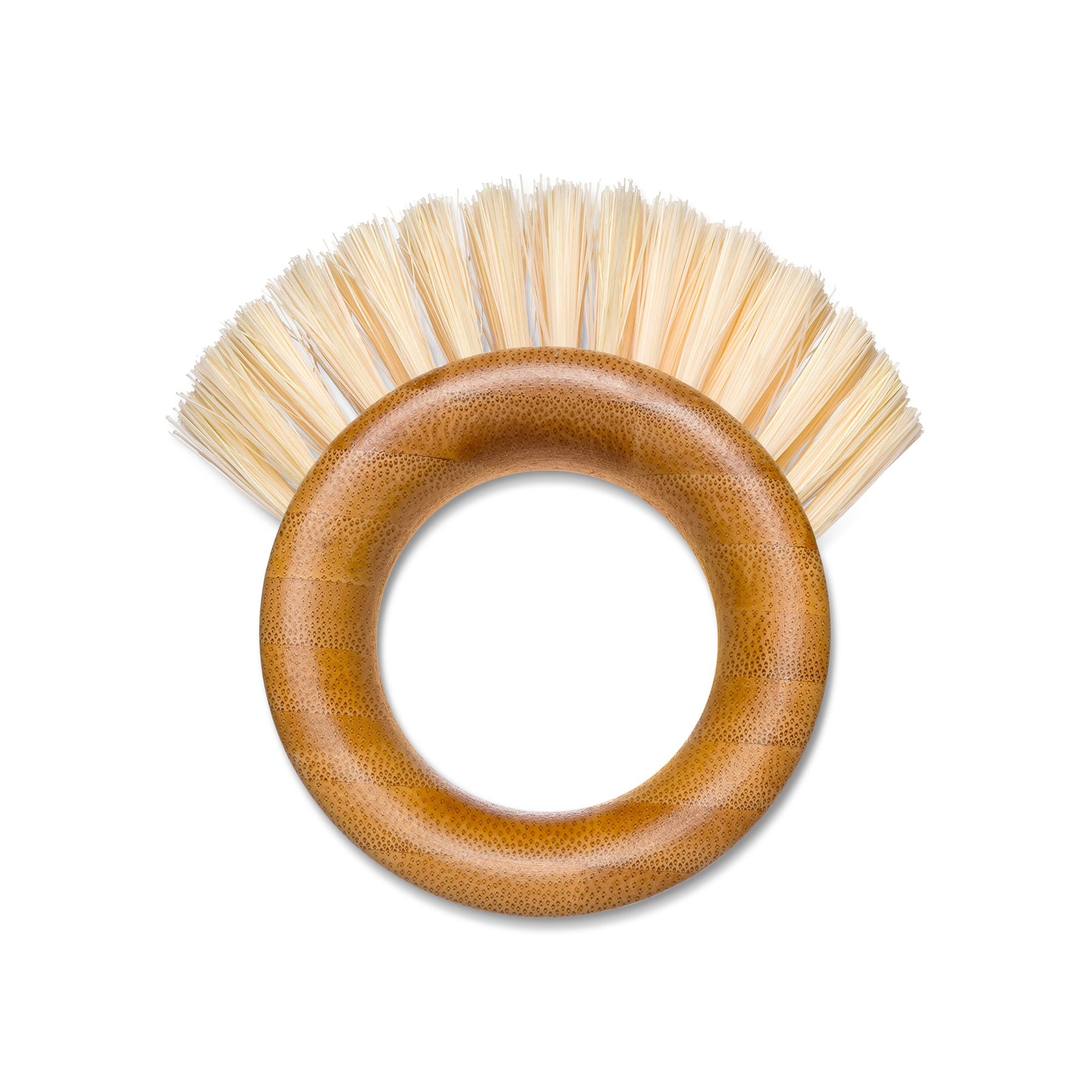 Full Circle The Ring Veggie Brush - White