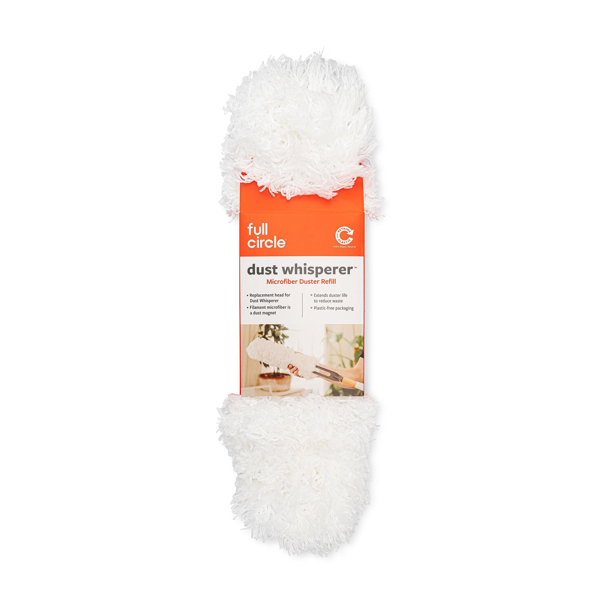 Full Circle Dust Whisperer Microfibre Duster Refill - White