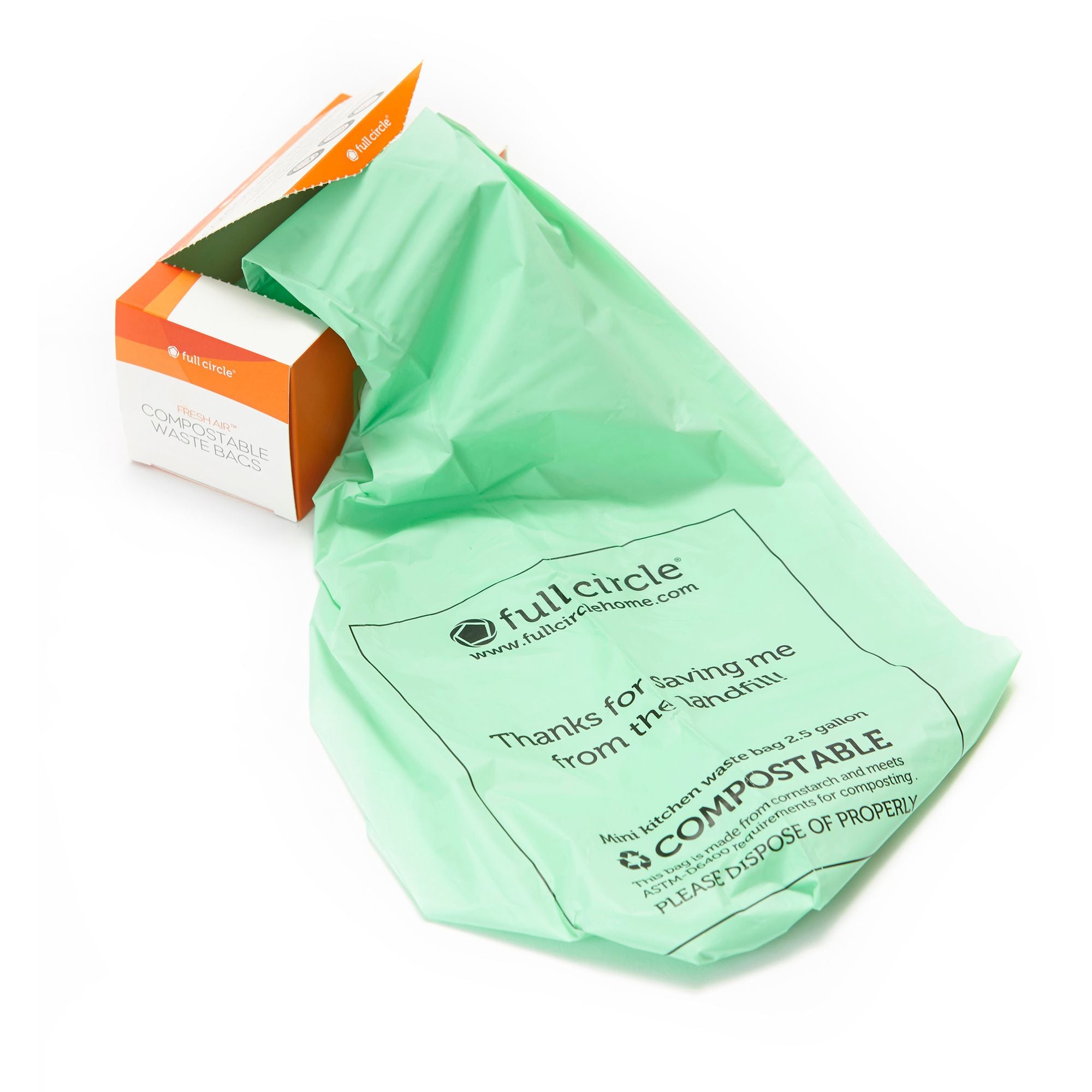 Full Circle Fresh Air Compostable Waste Bags 25 Pack