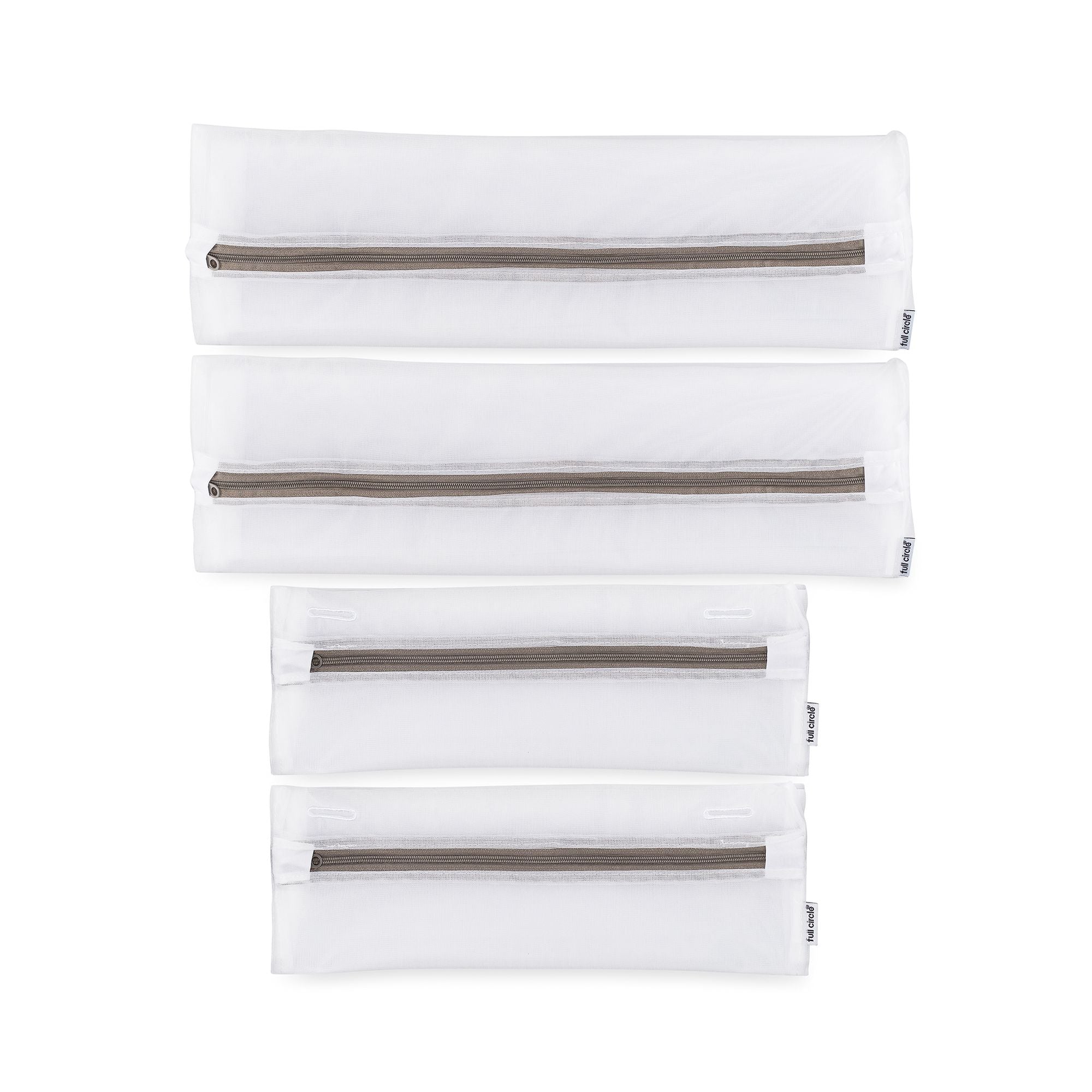 Full Circle Mesh Laundry Bags Set of 4 - Grey