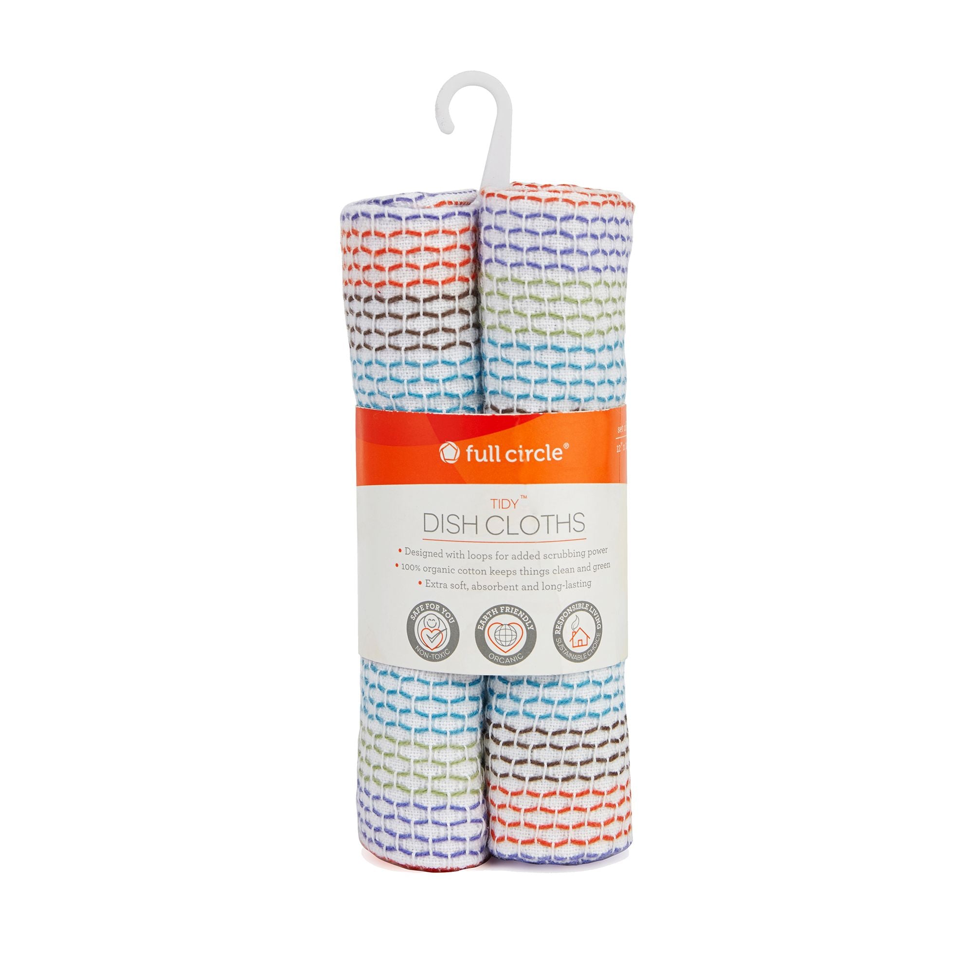 Full Circle Tidy Dish Cloths Set of 3 - Multi