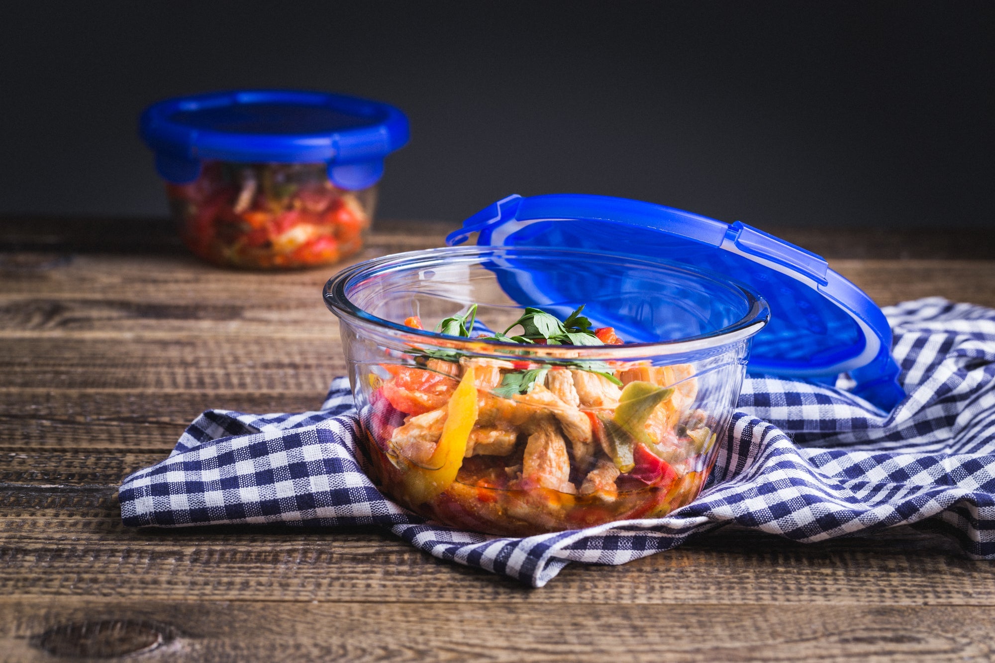 Pyrex Cook & Go Glass Round Container (1.6L)
