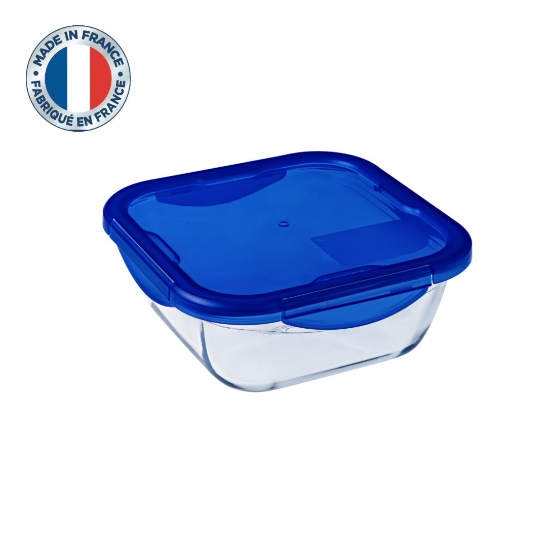 Pyrex Cook & Go Glass Square Container (800mL)