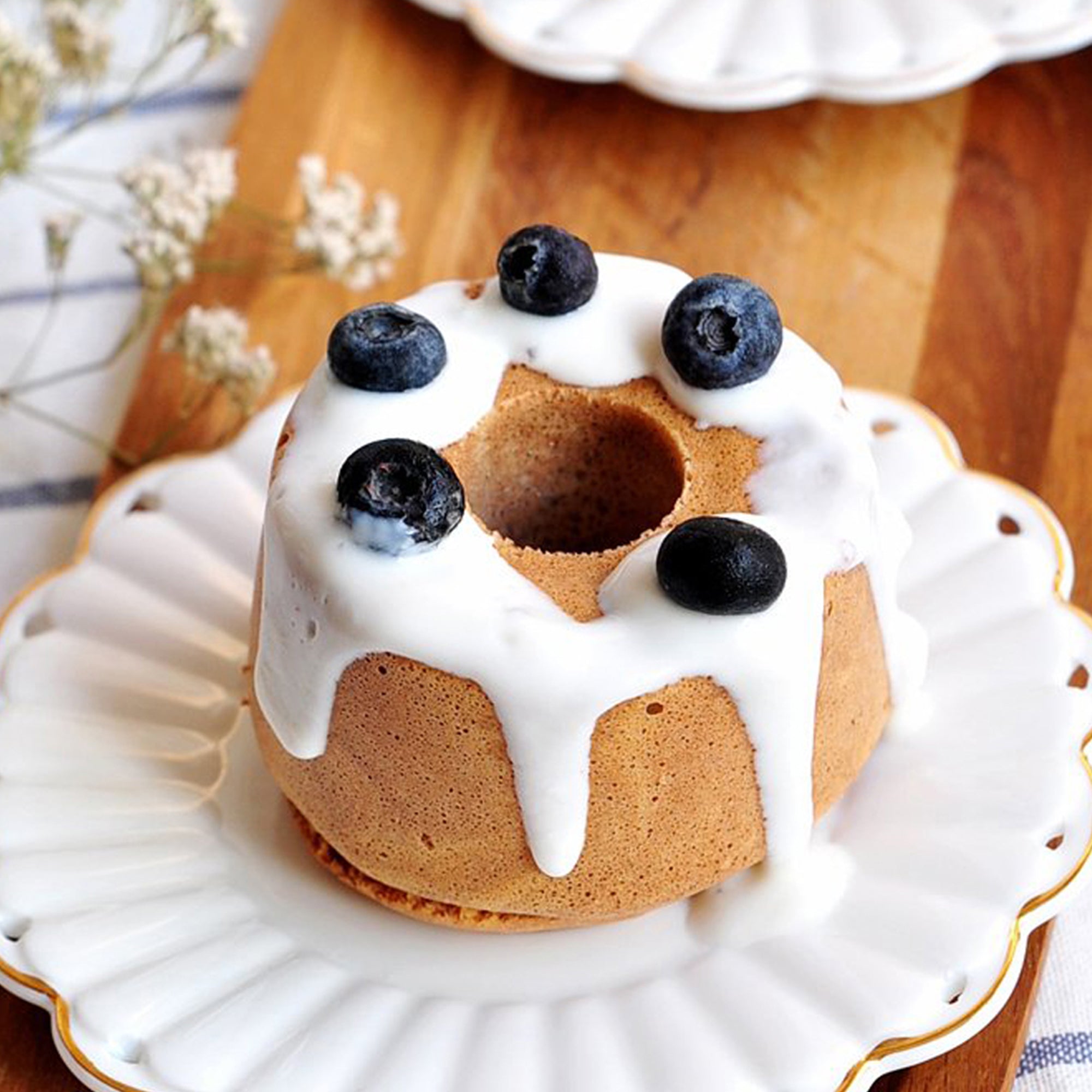 CHEFMADE Mini Angel Cake Pan 10cm Set of 4 (WK9032-4)