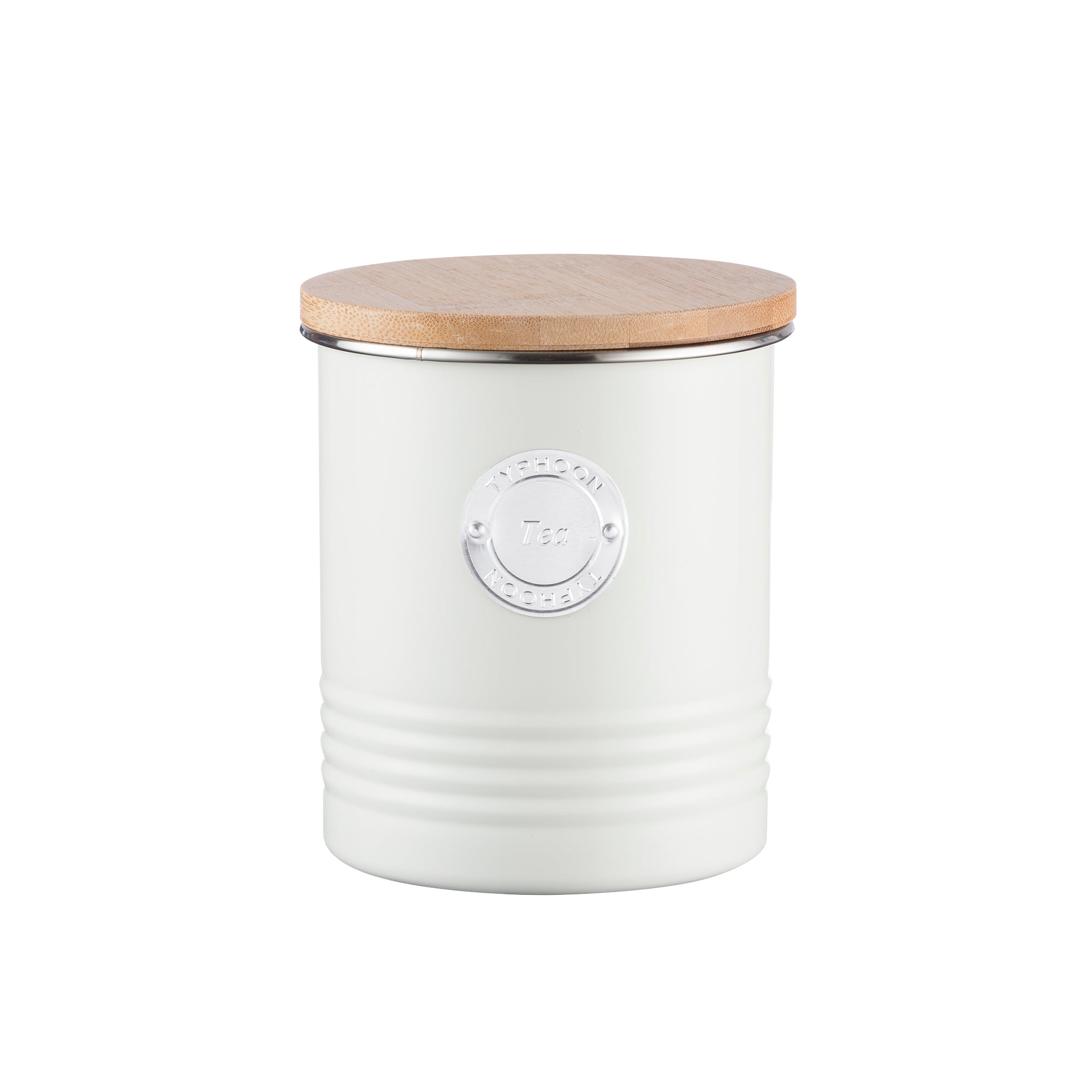 Typhoon Living Tea Storage Canister 14 x 12cm (1L) - Cream