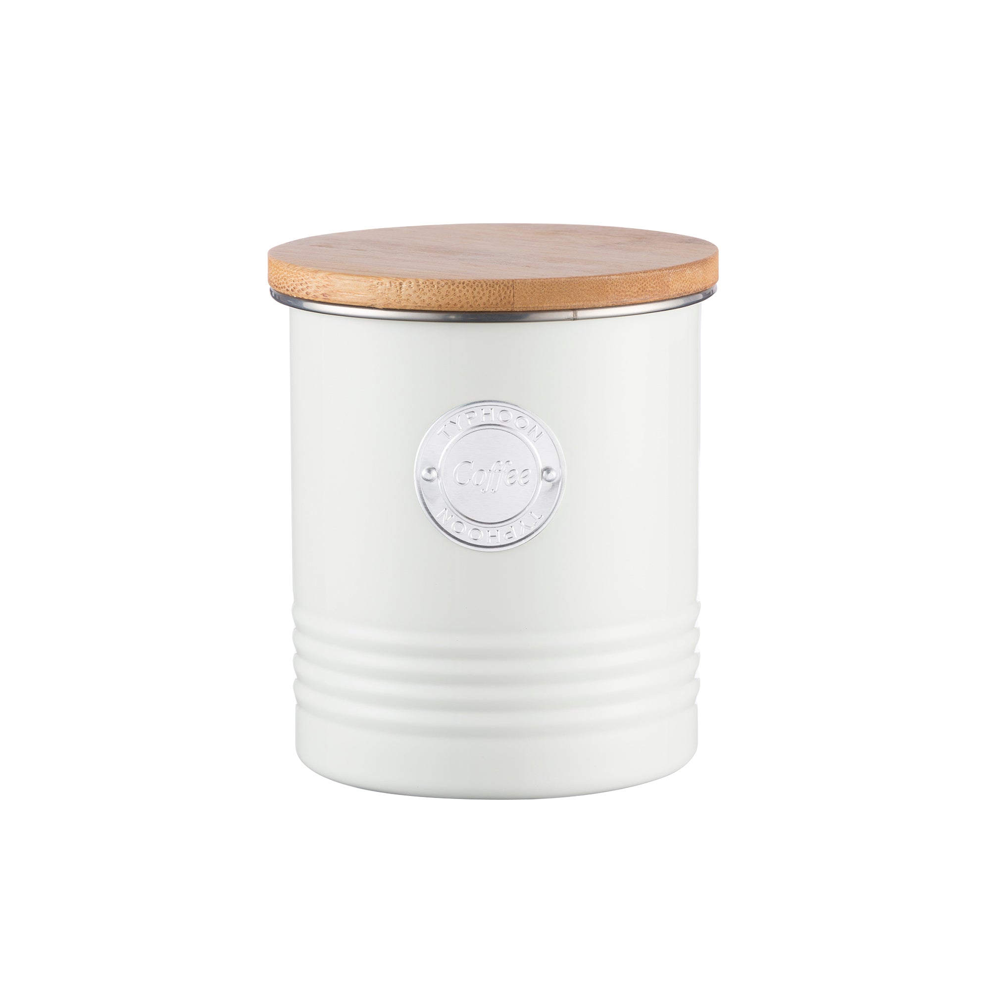 Typhoon Living Coffee Storage Canister 14 x 12cm (1L) - Cream