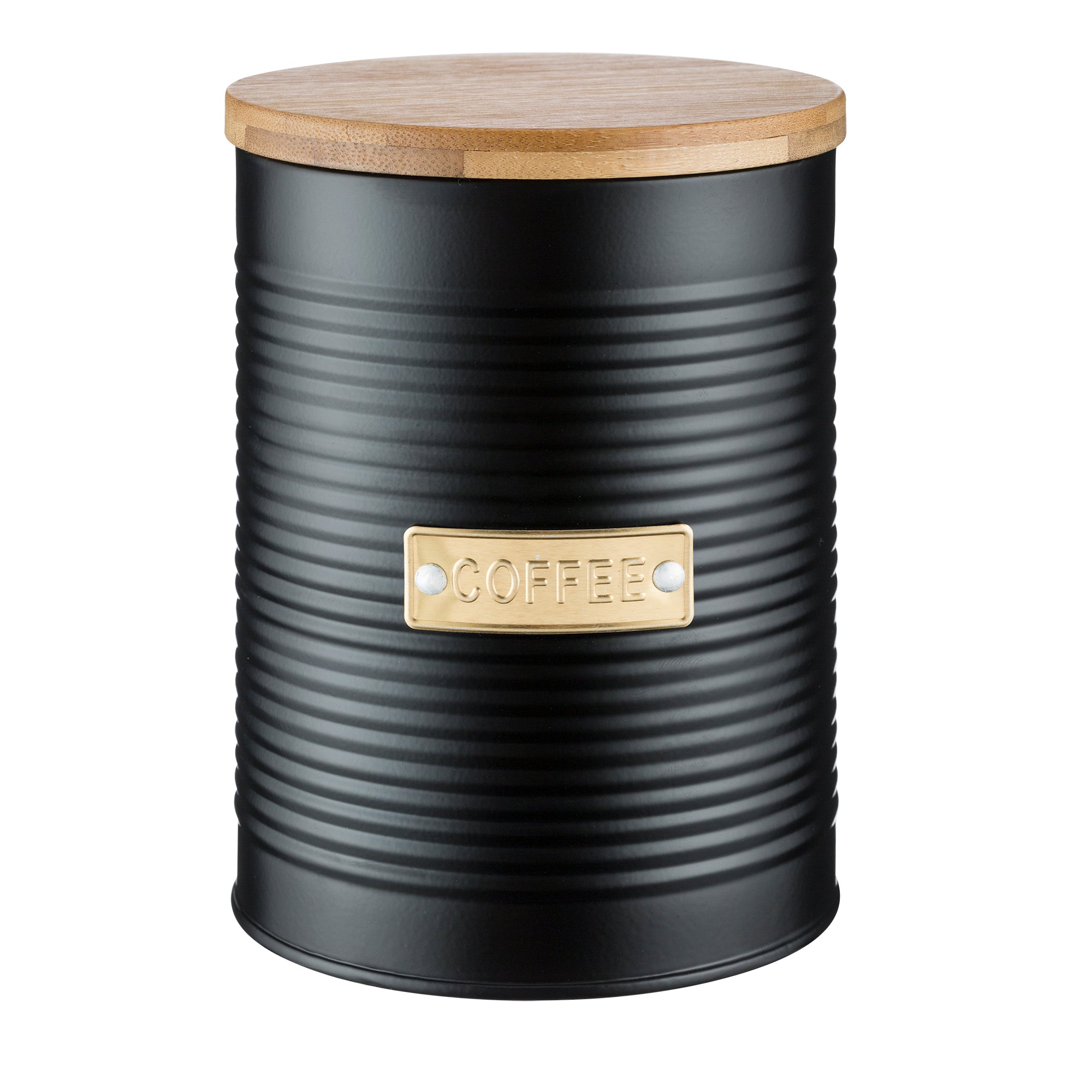 Typhoon Living Otto Coffee Storage Canister 16 x 11cm (1.4L) - Black