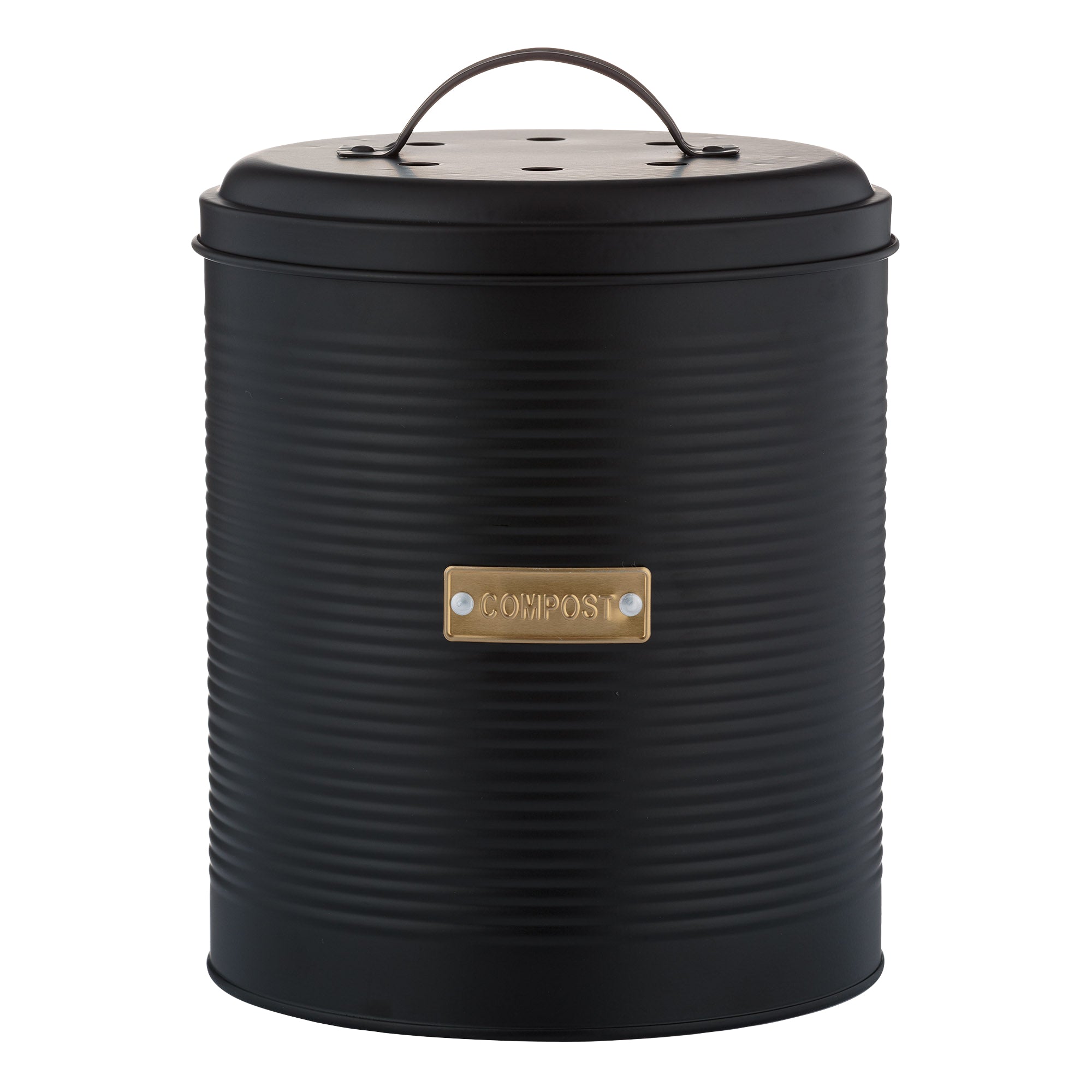 Typhoon Living Otto Compost Caddy 24 x 17cm (2.5L) - Black