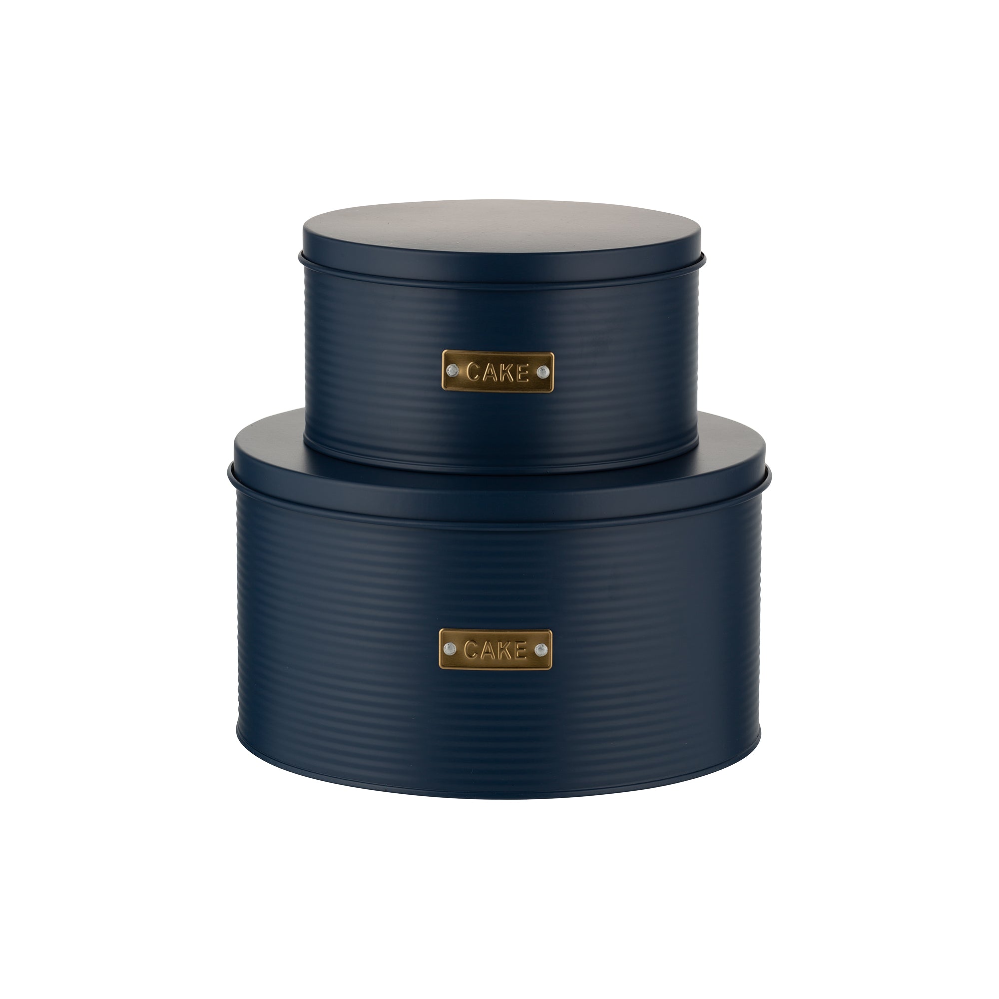 Typhoon Living Otto Set of 2 Cake Tins 6.7L/2.5L - Navy