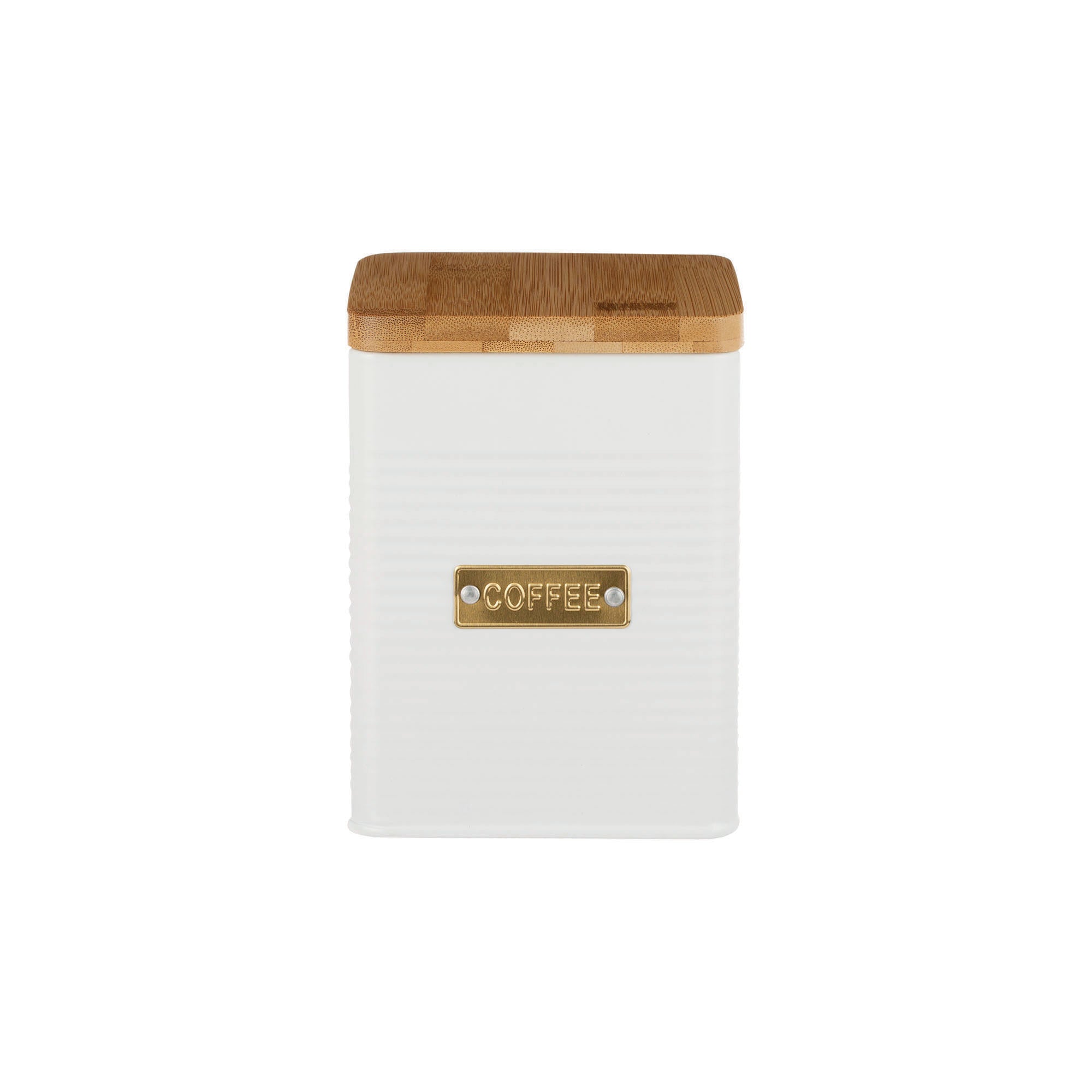 Typhoon Living Otto Square Coffee Storage Canister 1.6L - White