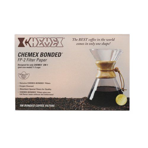 Chemex Filter Unfolded Halfmoon (100pk)