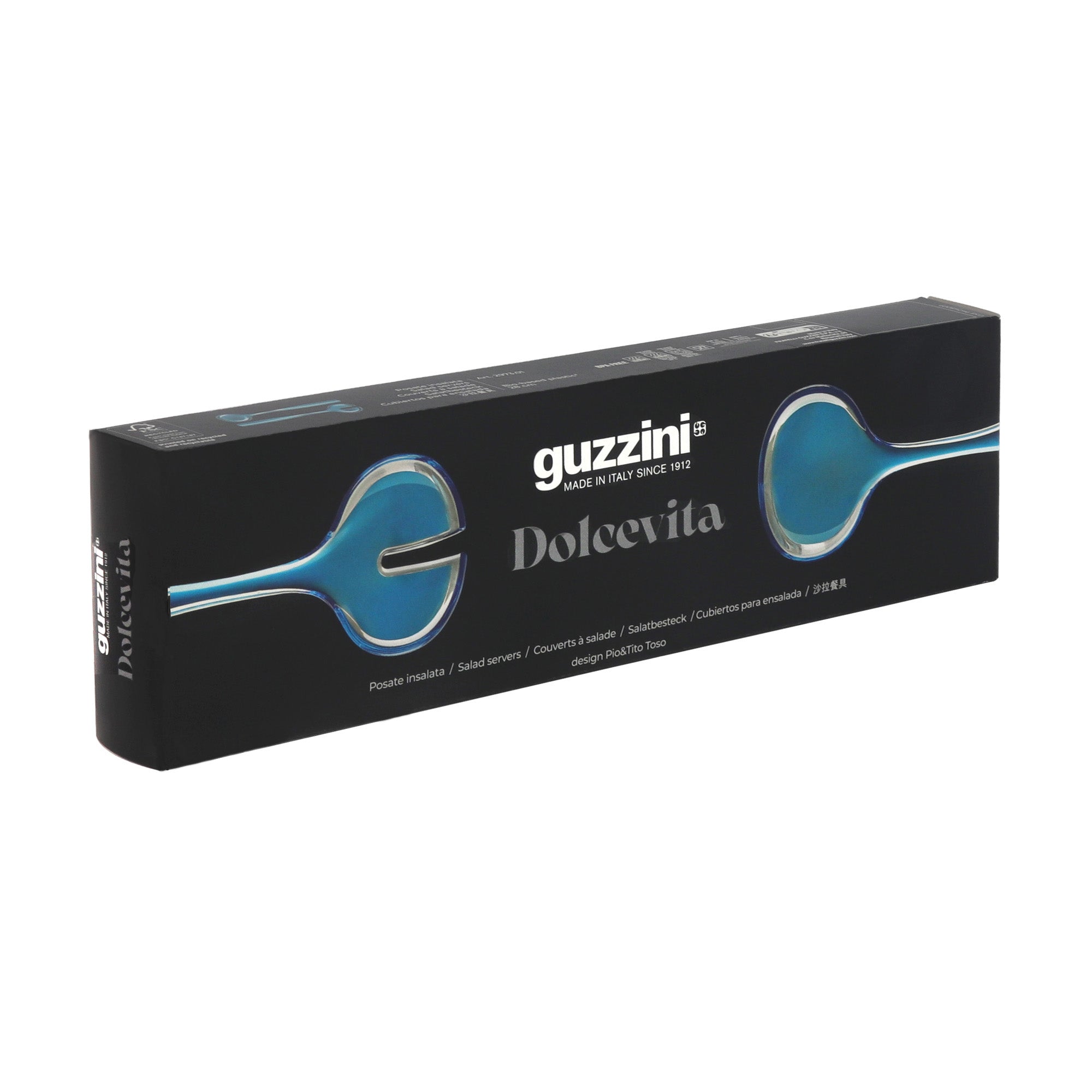 Guzzini Dolcevita Salad Servers Set of 2 - Turquoise