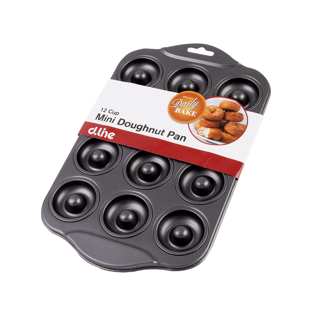 Daily Bake Non-Stick 12 Cup Mini Doughnut Pan