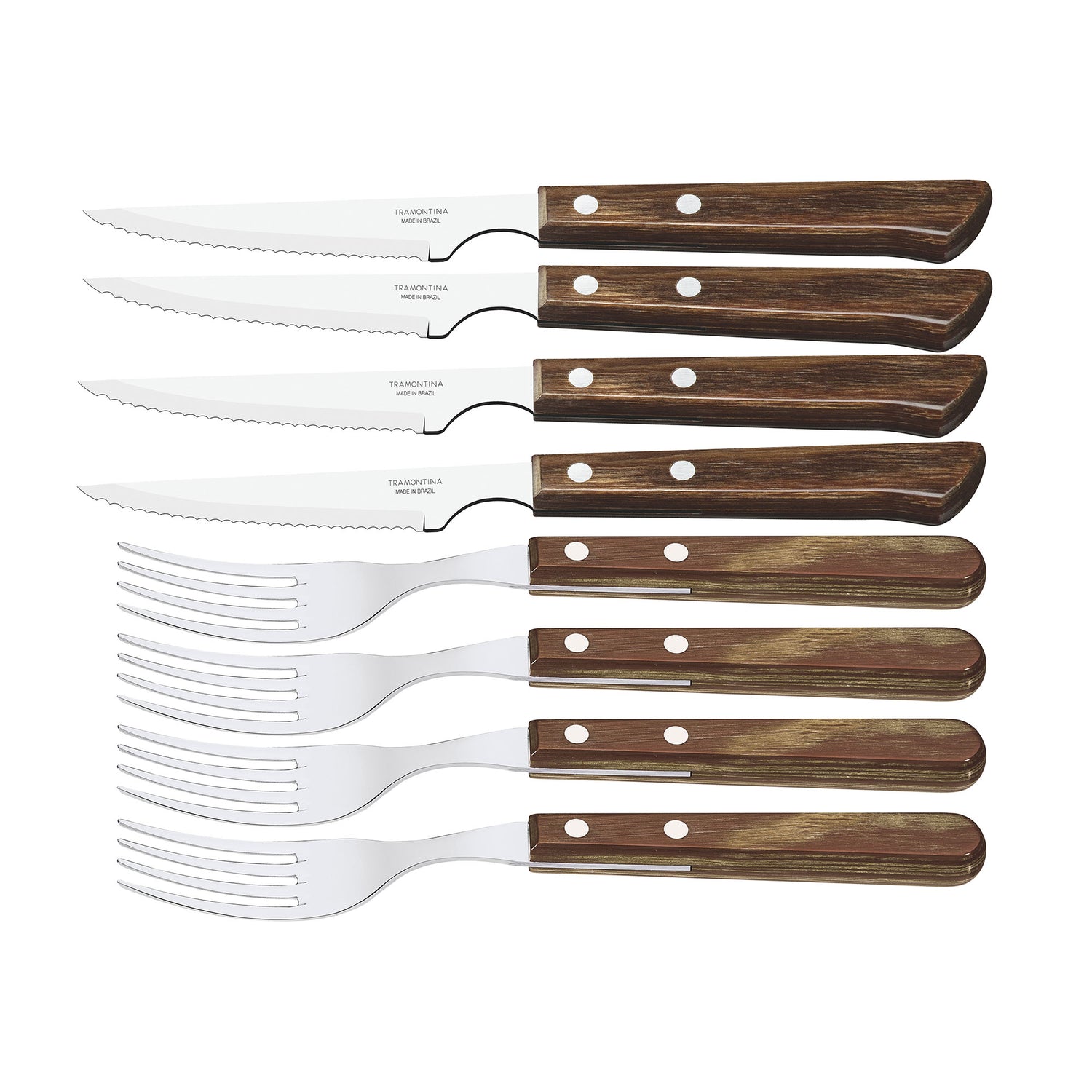 Tramontina Churrasco Premium Vaneira 8-Piece Cutlery Set - FSC Certified
