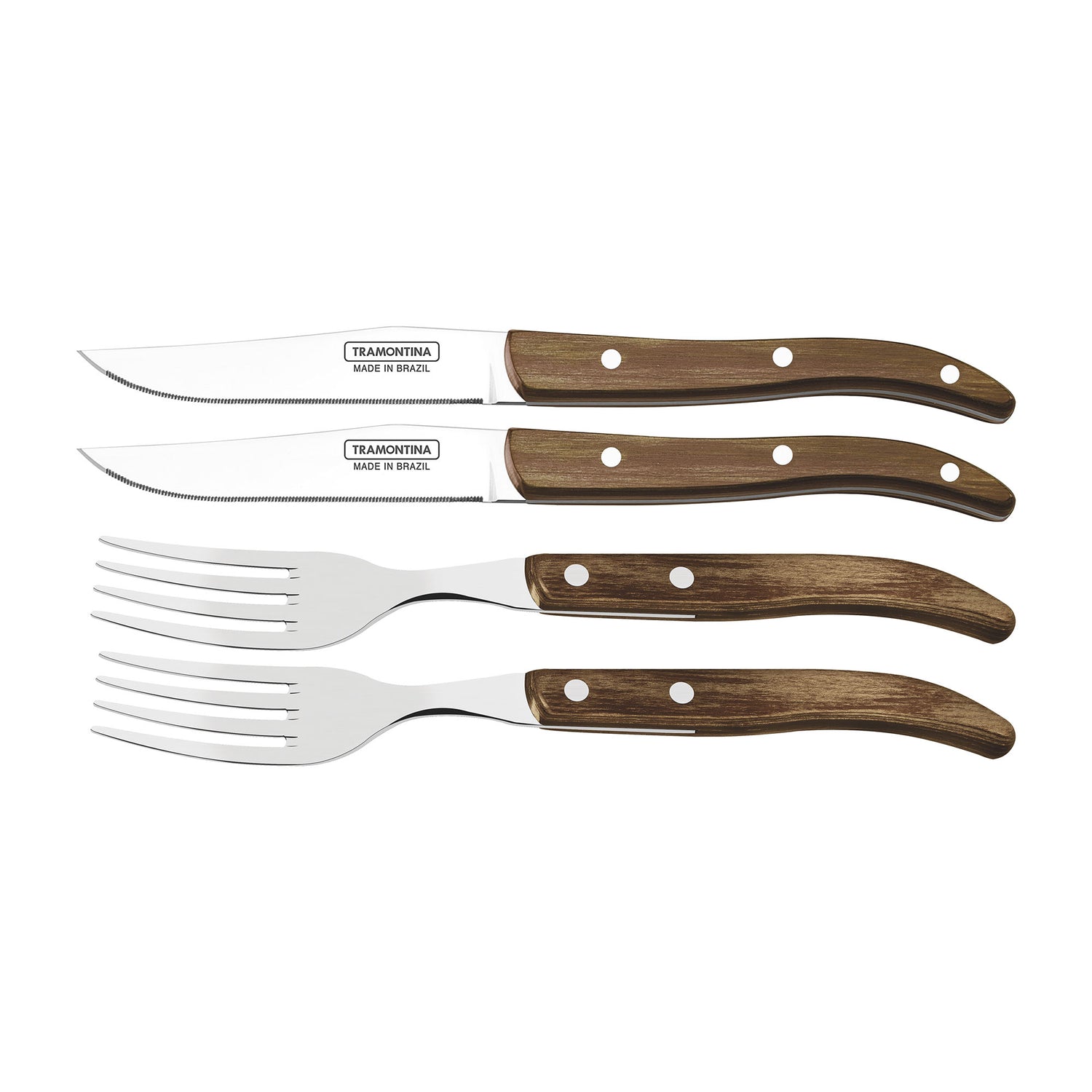 Tramontina Churrasco Premium Paisano 4-Piece Cutlery Set - FSC Certified
