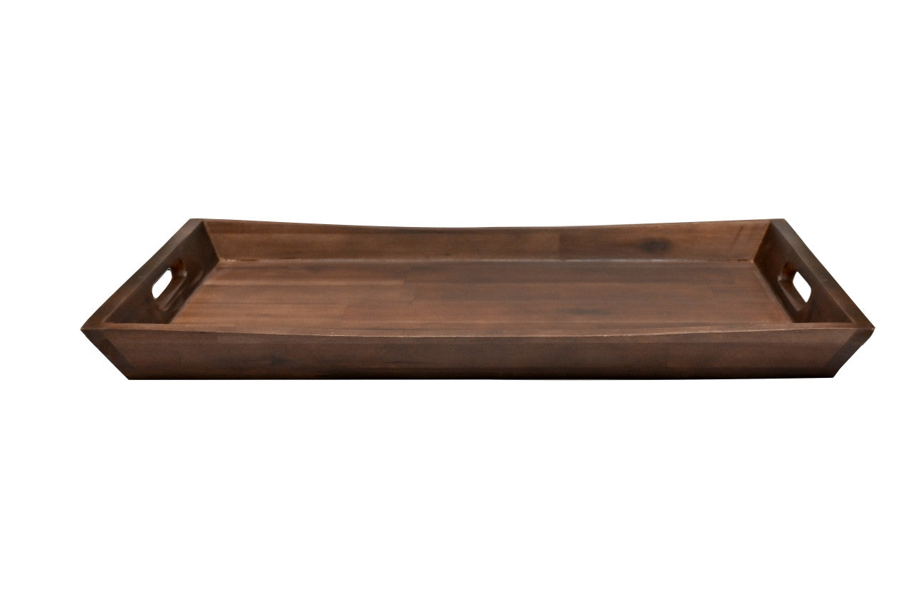 St. Clare Acacia Curved Serving Tray - 50cm x 35cm x 5cm