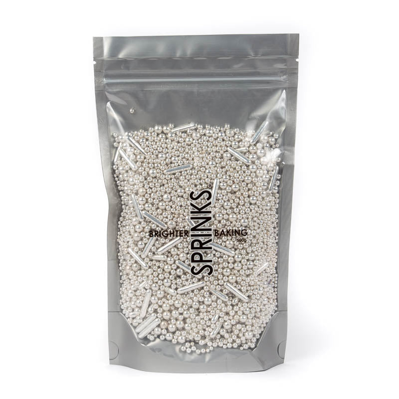 Sprinks Bubble Bounce Sprinkles Silver 500g
