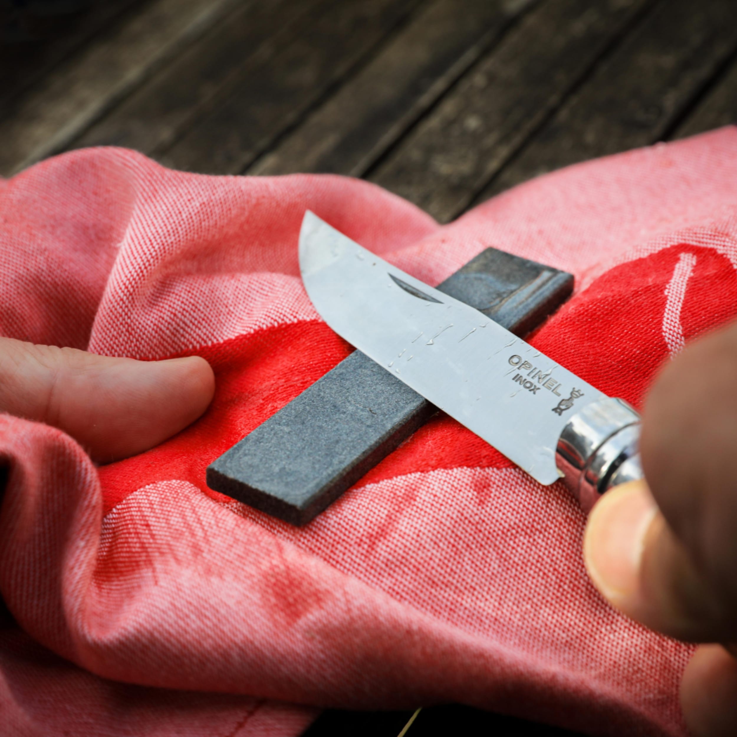 Opinel Small Natural Sharpening Stone 10cm