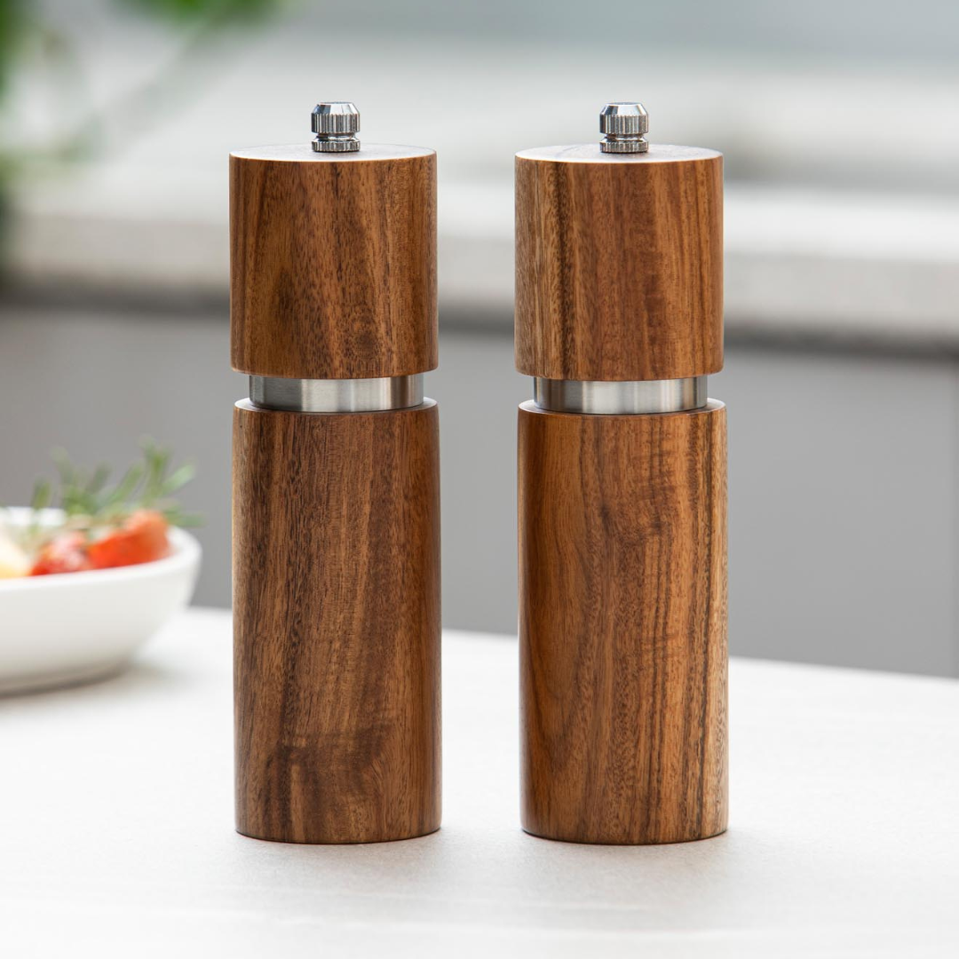 Ladelle Gather Natural Salt & Pepper Grinders