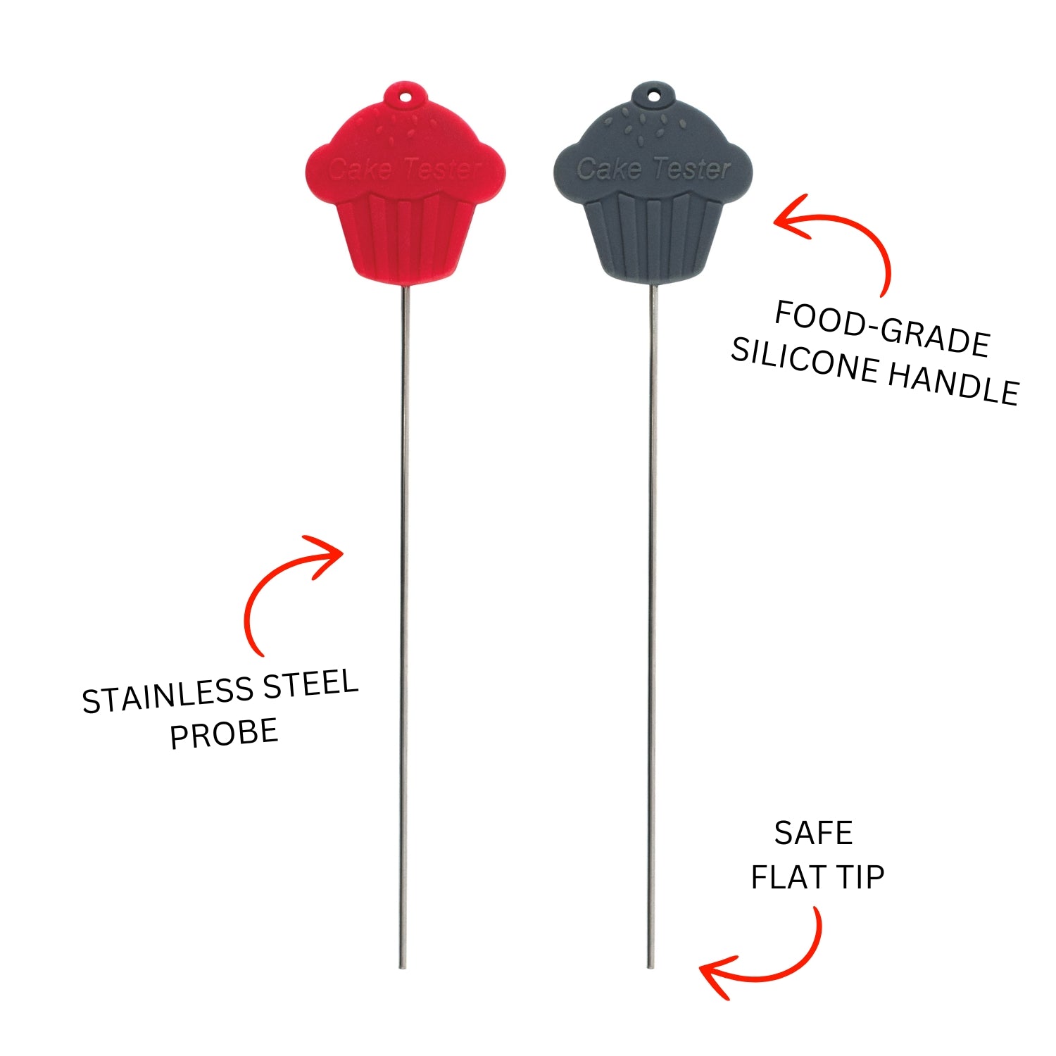 Avanti Silicone Handle Cake Tester - Set of 2