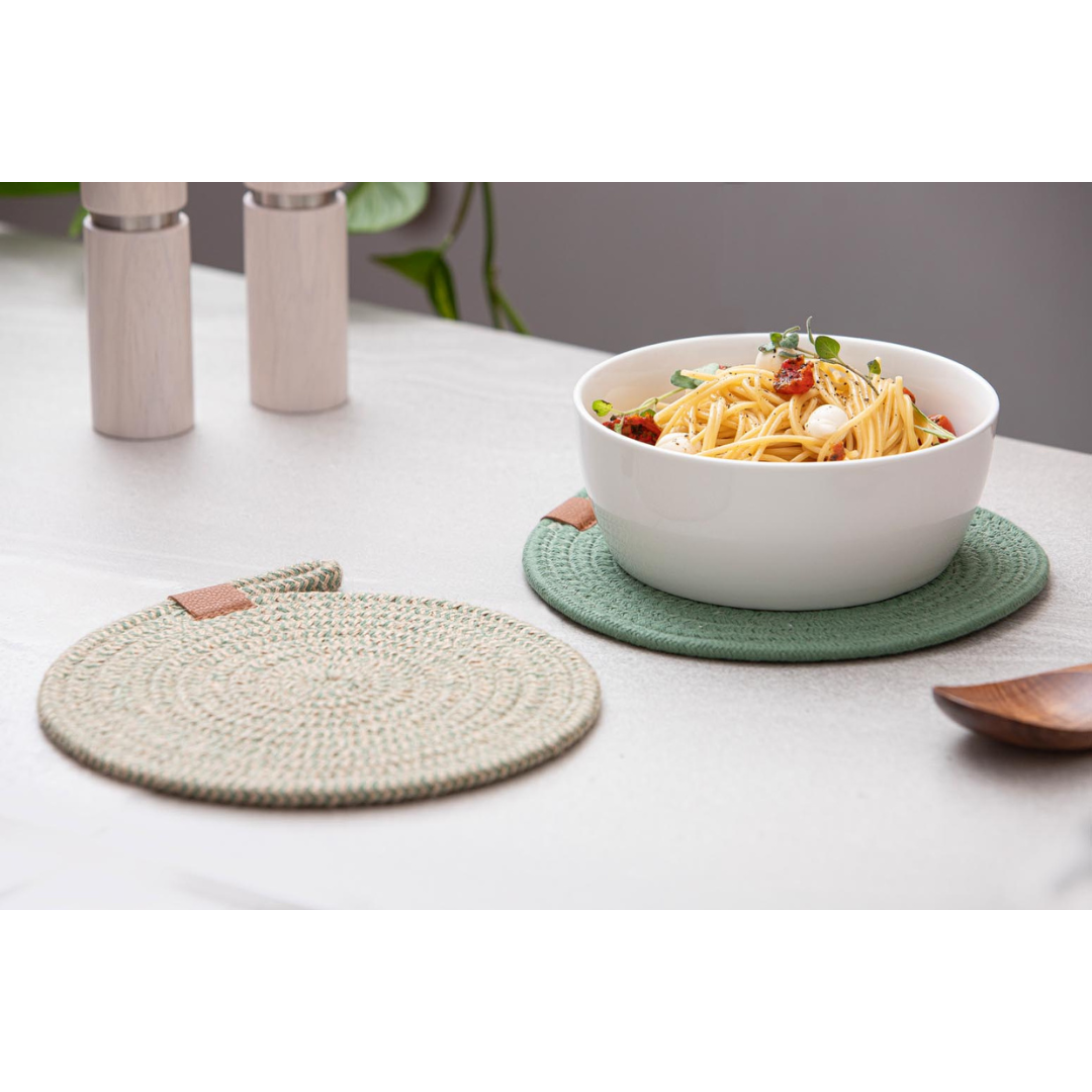 Ladelle Nash Green Set of 2 Trivets