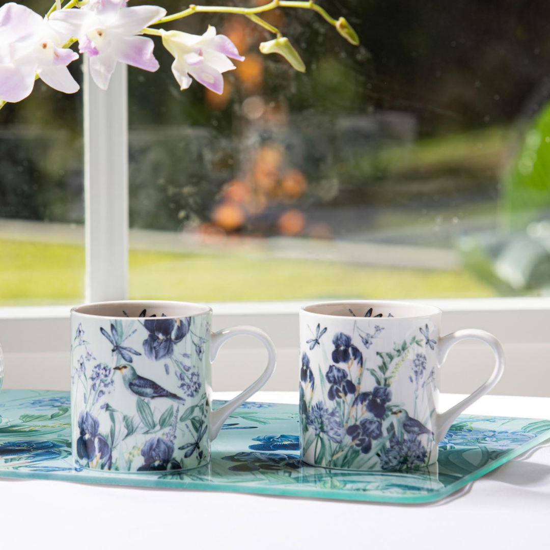 Ashdene Iris Garden Mint Surface Protector