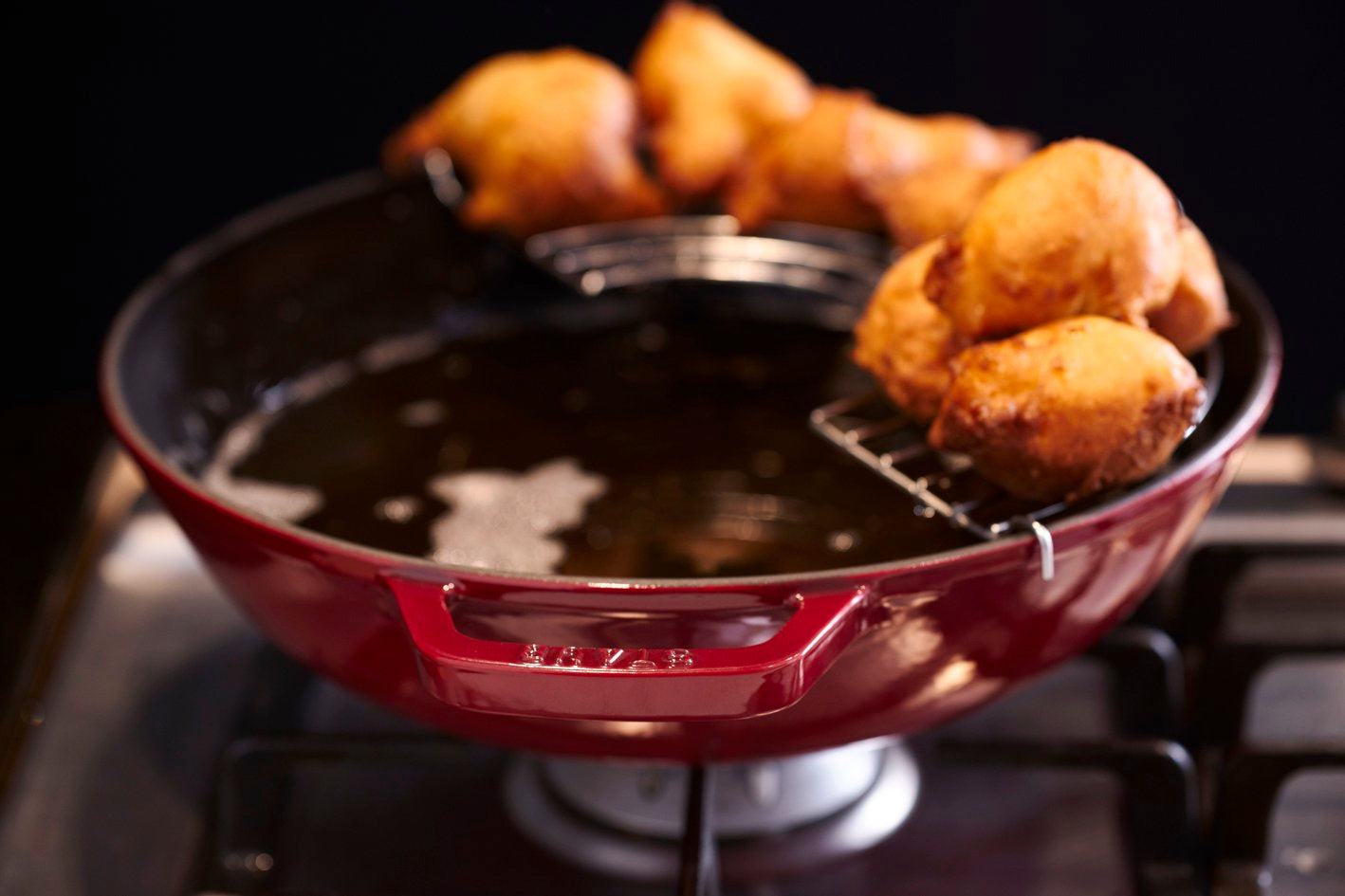 Staub Wok - 37cm Cherry Red