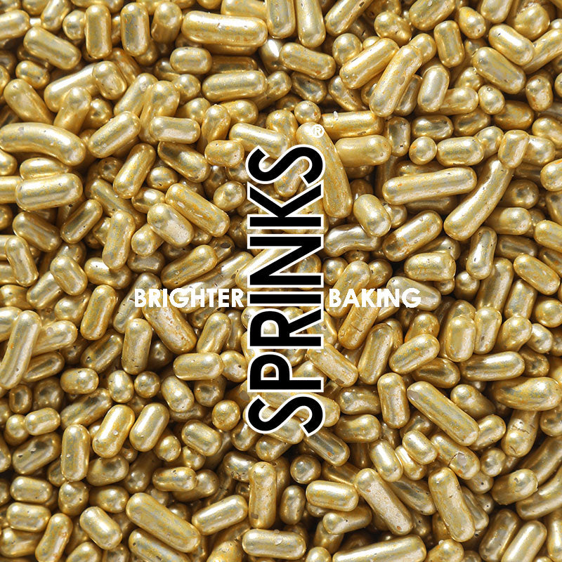 Sprinks Metallic Jimmies Gold 1mm 85g