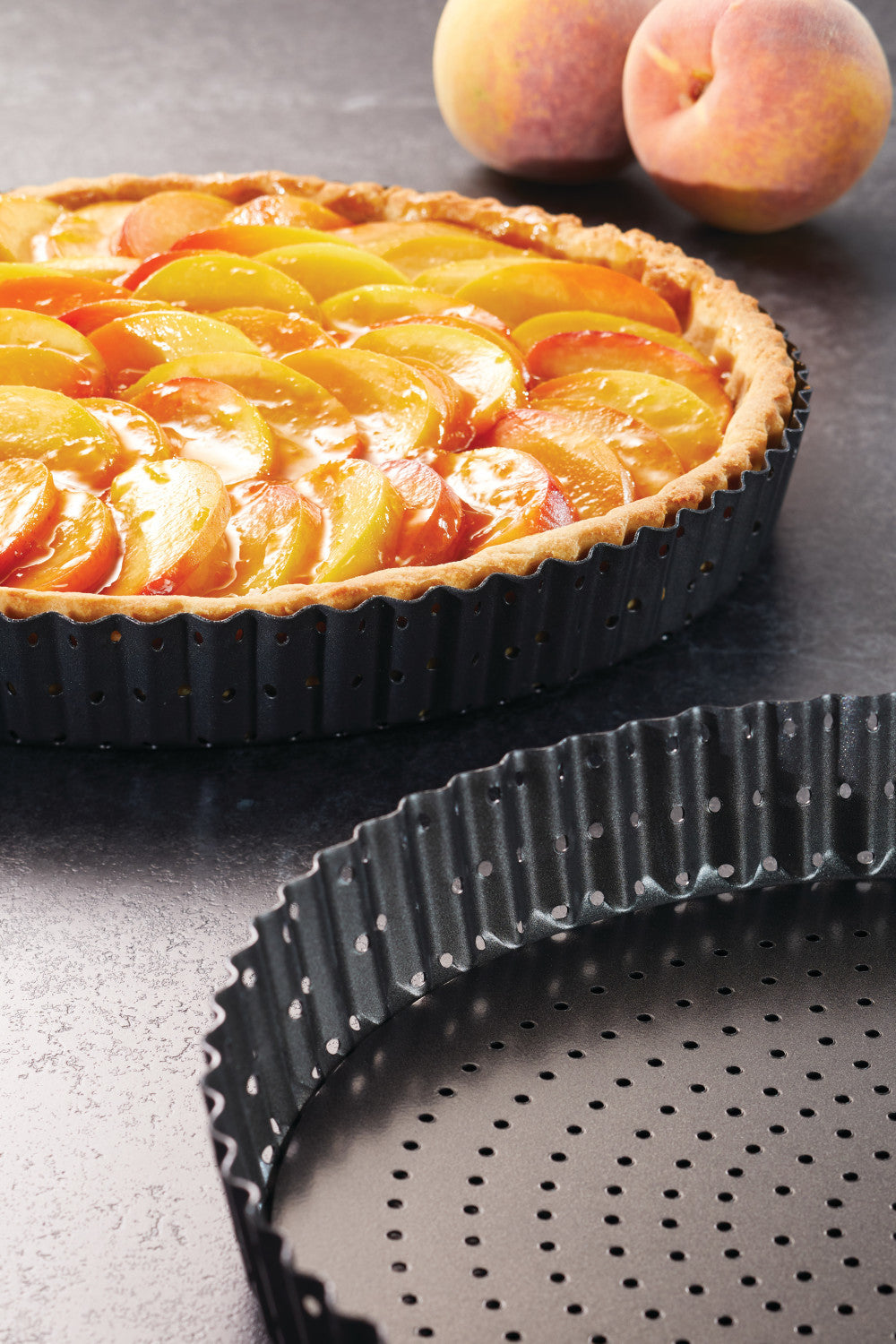 MasterCraft Crusty Bake Fluted Round Flan & Quiche Tin 30cm