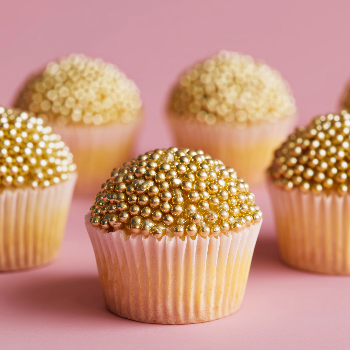 Sprinks Crunchy Shiny Gold 4mm Sprinkles 60g