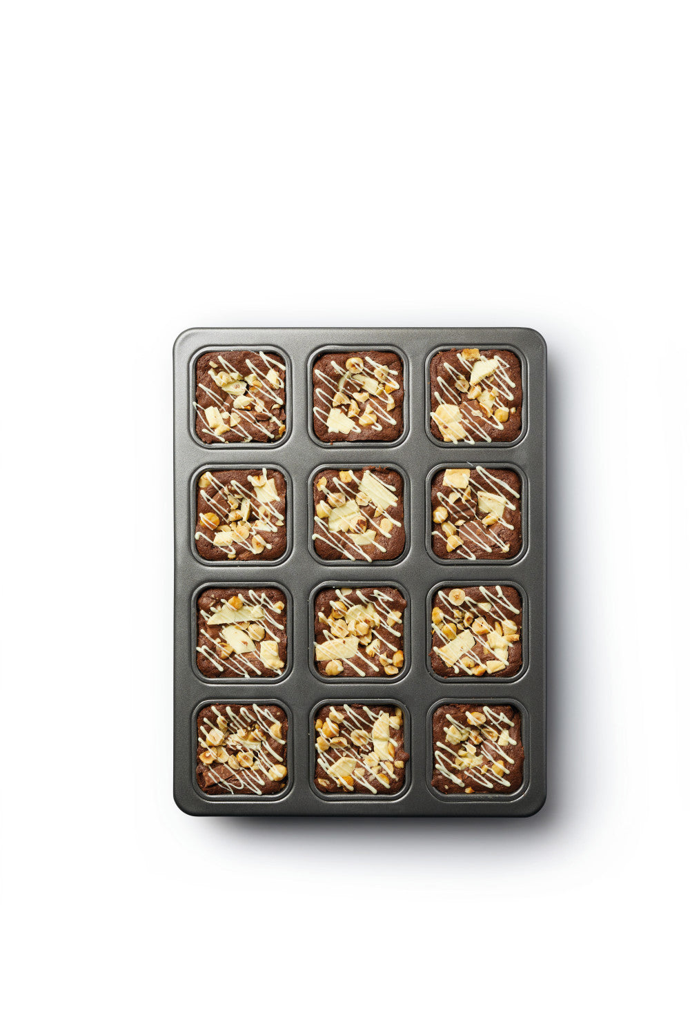 MasterCraft Non Stick 12 Cup Square Brownie Pan