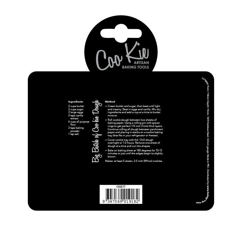 Coo Kie Rectangle Cookie Cutter