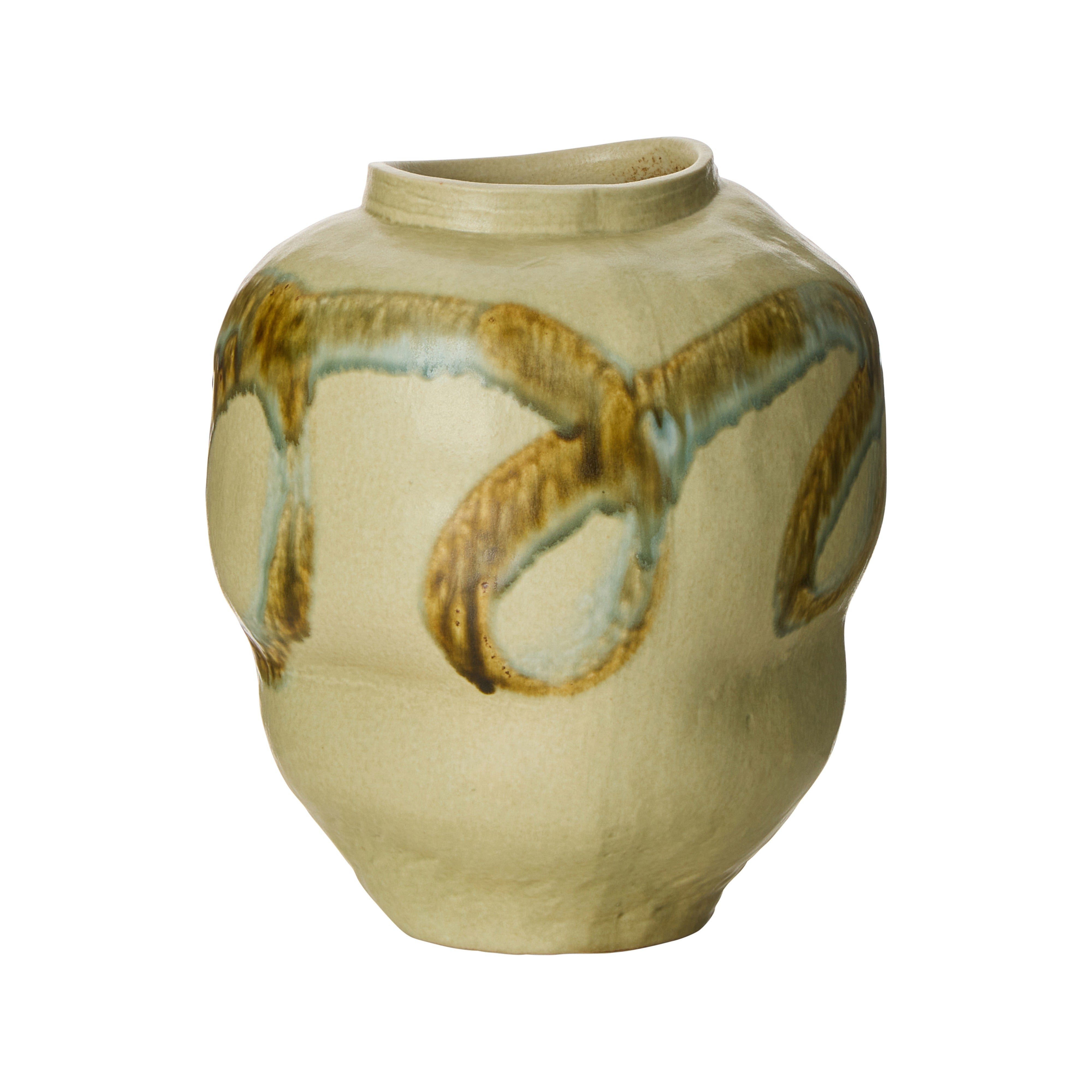 Amalfi Erol Vase Collection Green & Brown
