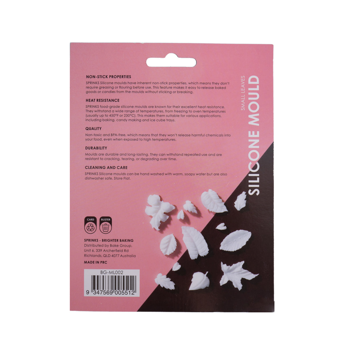Sprinks Silicone Mould Small Leaves
