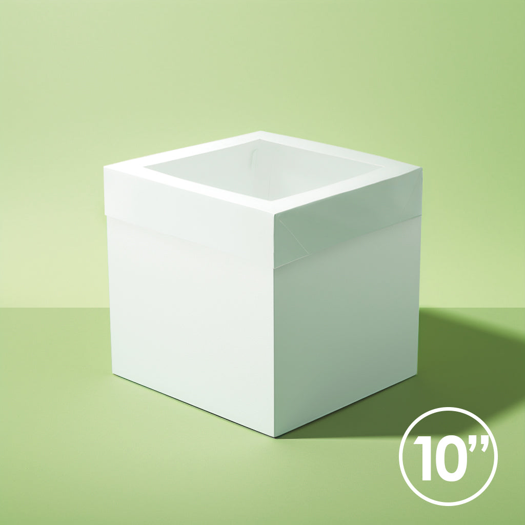 Papyrus 10 x 10 x 10in Tall Cake Box with Window Hangsell