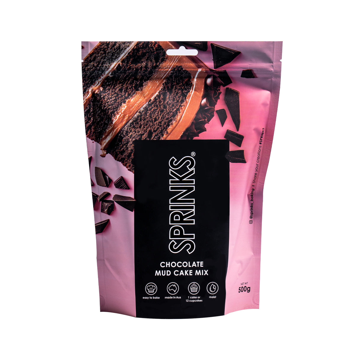 Sprinks Baking Essentials Chocolate Mud Cake Mix 500g