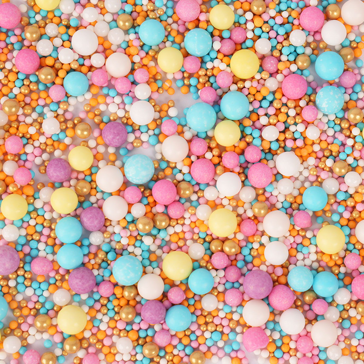 Sprinks Pastel Bubble Bubble Sprinkles Gold 500g