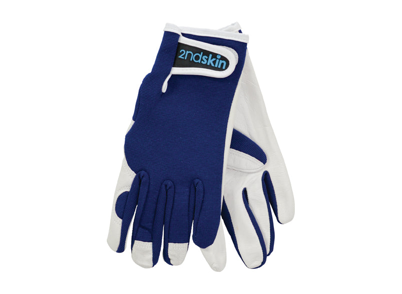 Annabel Trends Sprout Goatskin Gloves Navy