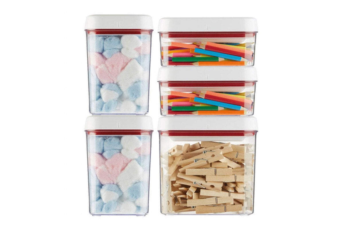 Zyliss Twist & Seal Food Storage Container Set 5 Piece