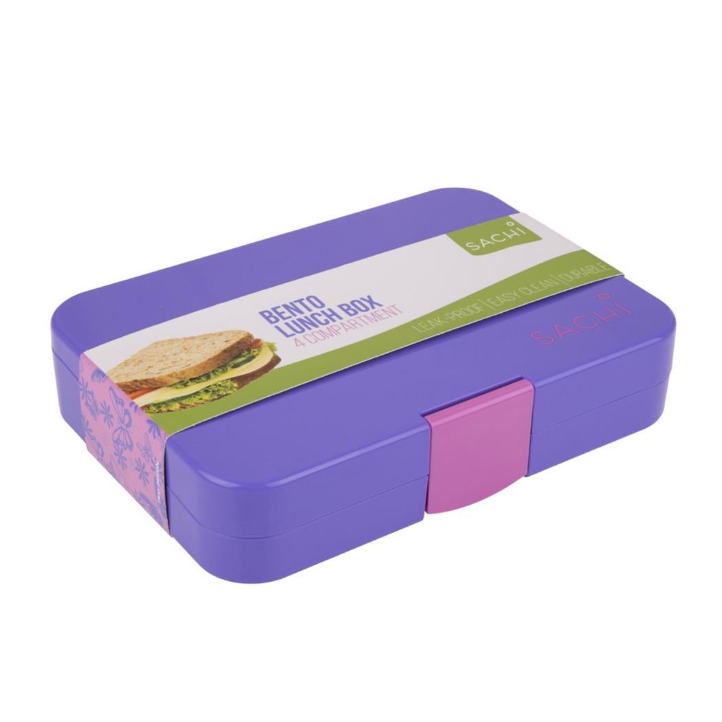 Sachi 4 Compartment Bento Lunch Box - Butterflies