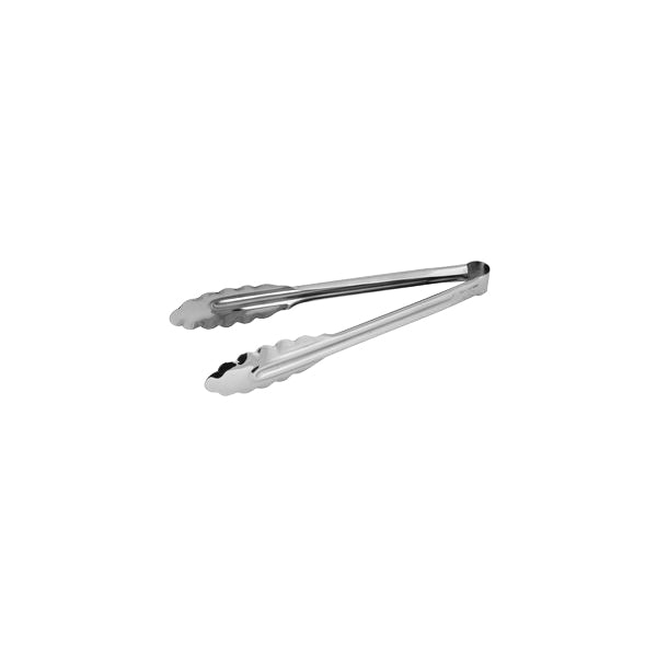 CaterChef Heavy Duty Mini Utility Tong (180mm - Silver)