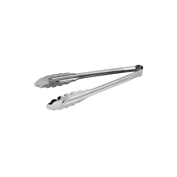 CaterChef Heavy Duty Utility Tong (300mm - Silver)