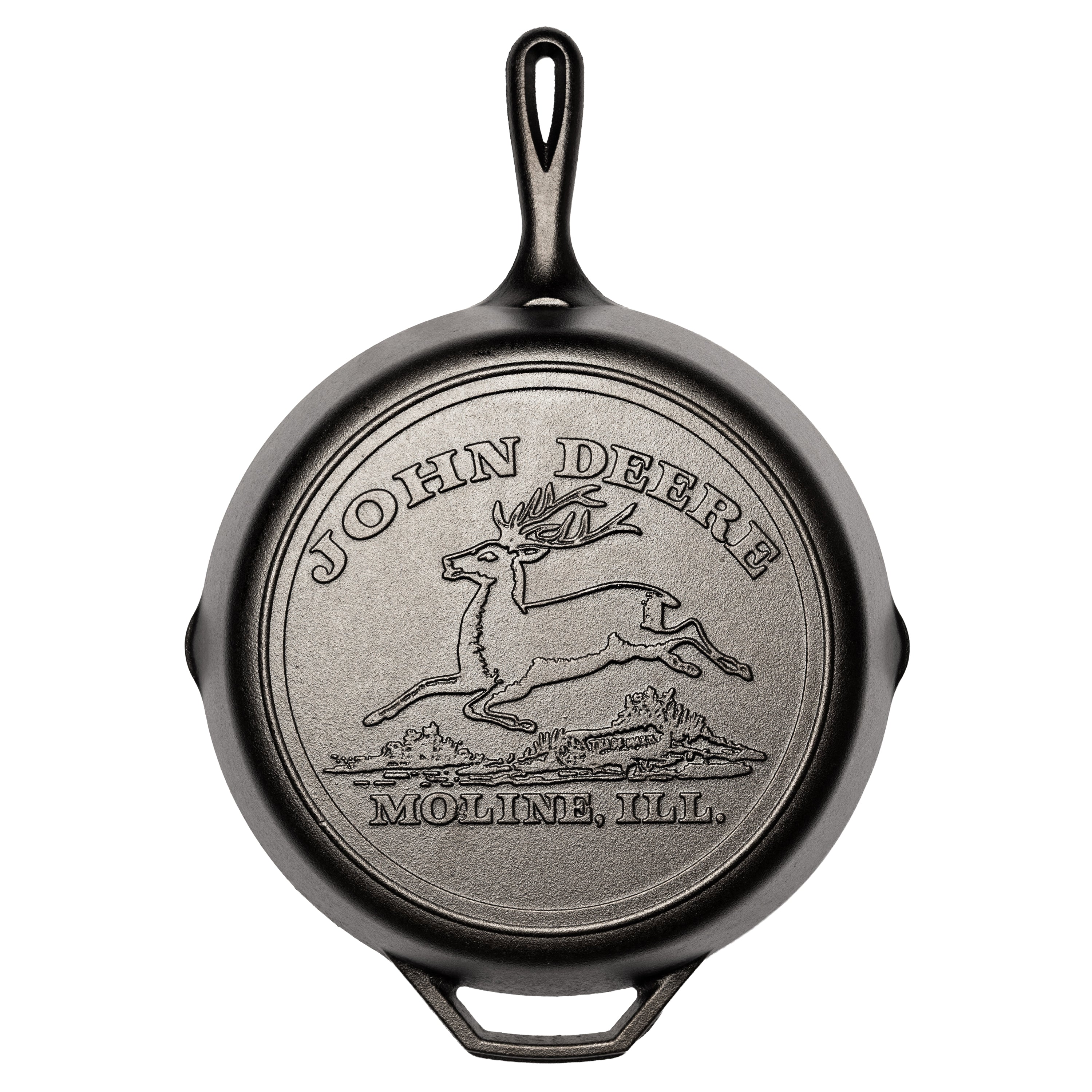 Lodge Seasoned Cast Iron Skillet 30.5cm (12 Inch) John Deere Hometown