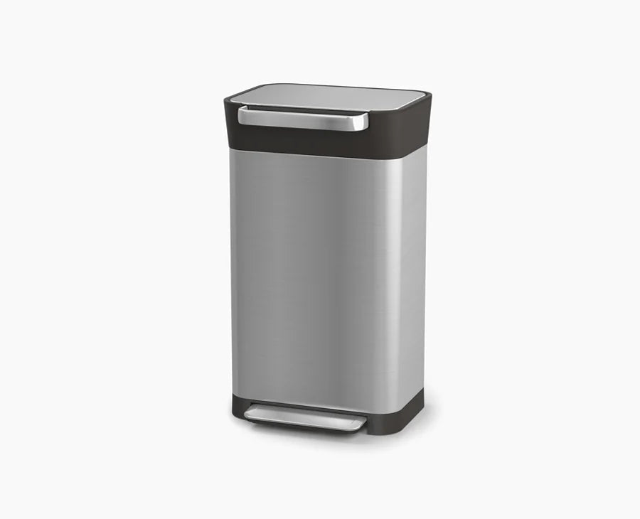 Joseph Joseph Titan 30 Trash Compactor Kitchen Bin - Stainless Steel