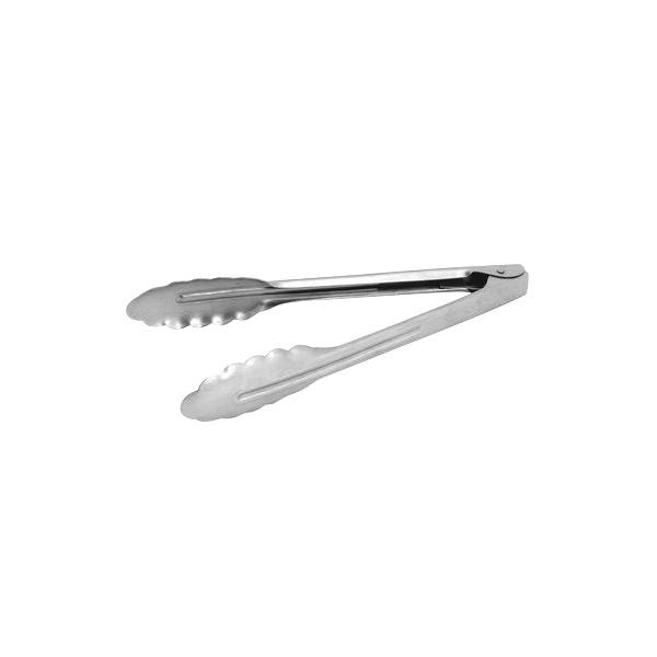 CaterChef Extra Heavy Duty Utility Tong (300mm - Silver) (Coil)