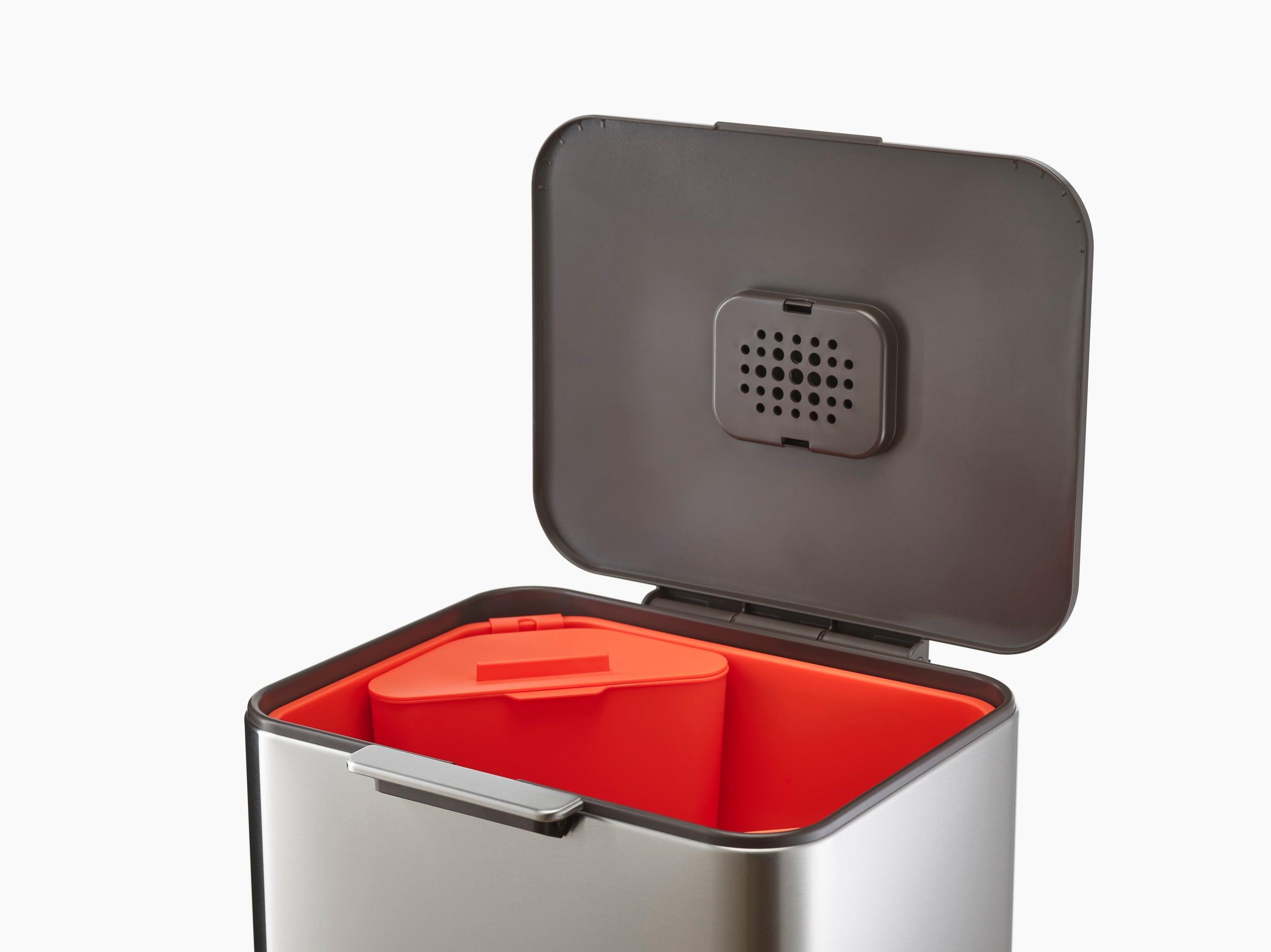 Joseph Joseph Totem Max 60-Litre Waste Separation & Recycling Unit   - Stainless Steel